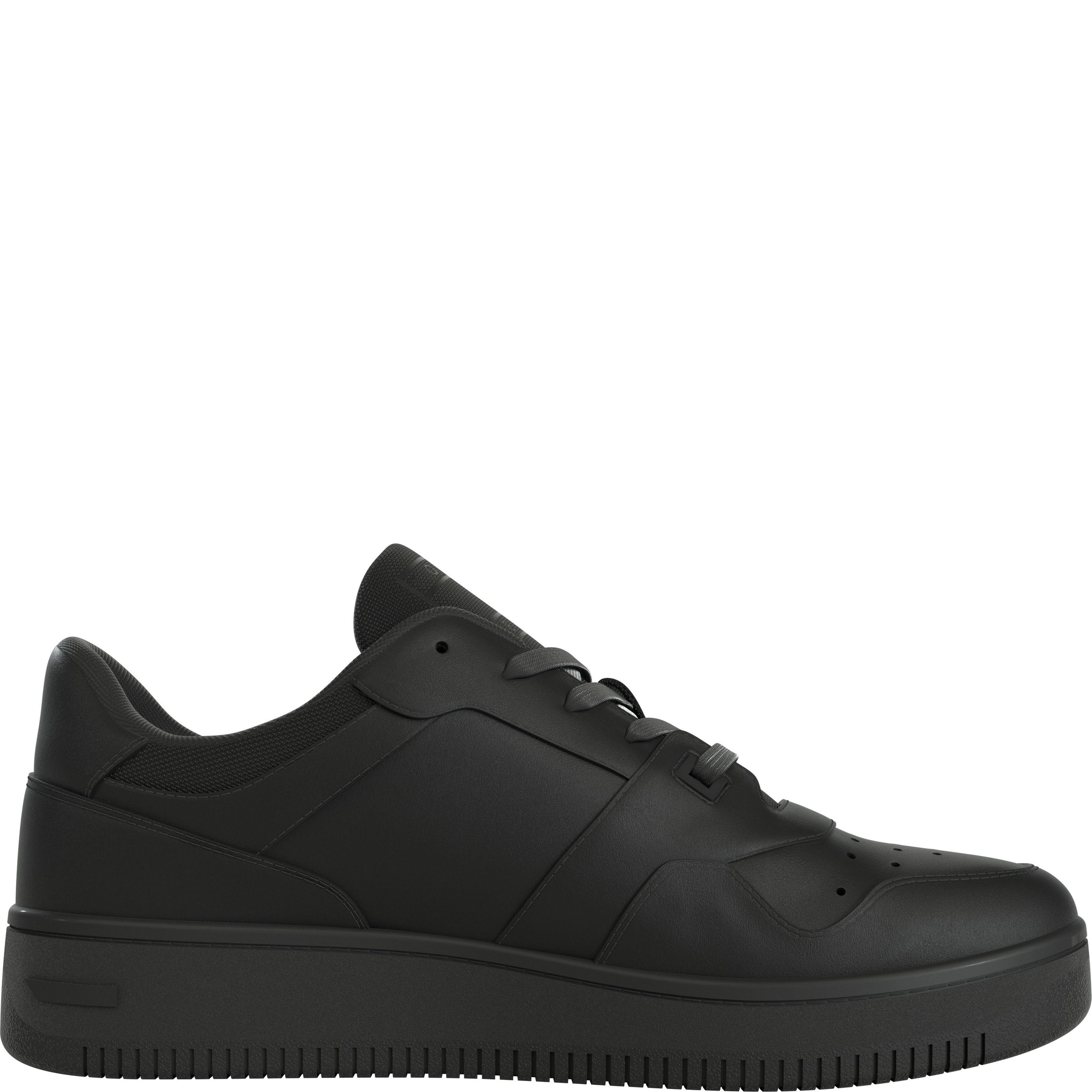 TOMMY JEANS Sportiniai bateliai vyrams, Juoda, RETRO BASKET ESS SHOE 5