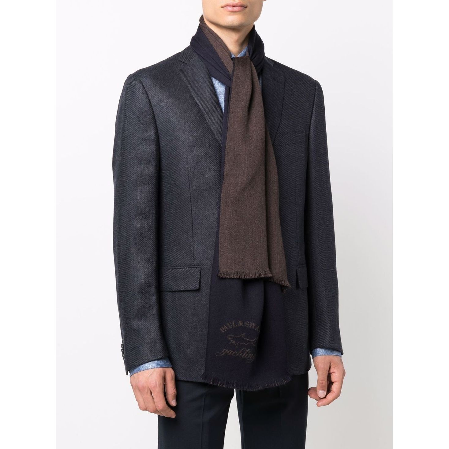 PAULNSHARK Šalikas vyrams, Mėlyna, Scarf 2