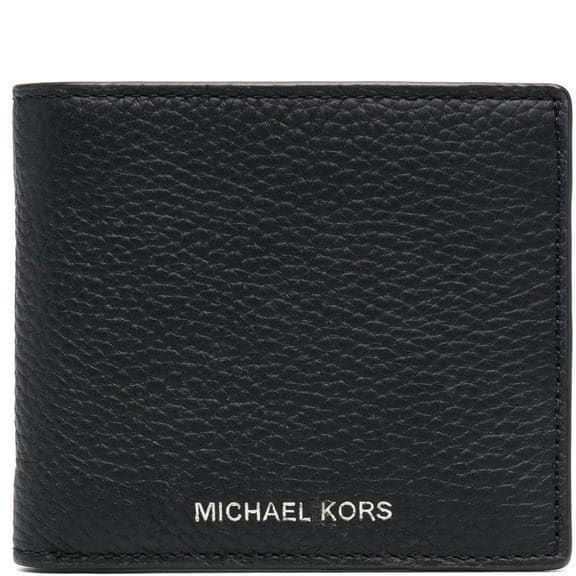 MICHAEL KORS Piniginė vyrams, Juoda, Billfold wallet 1