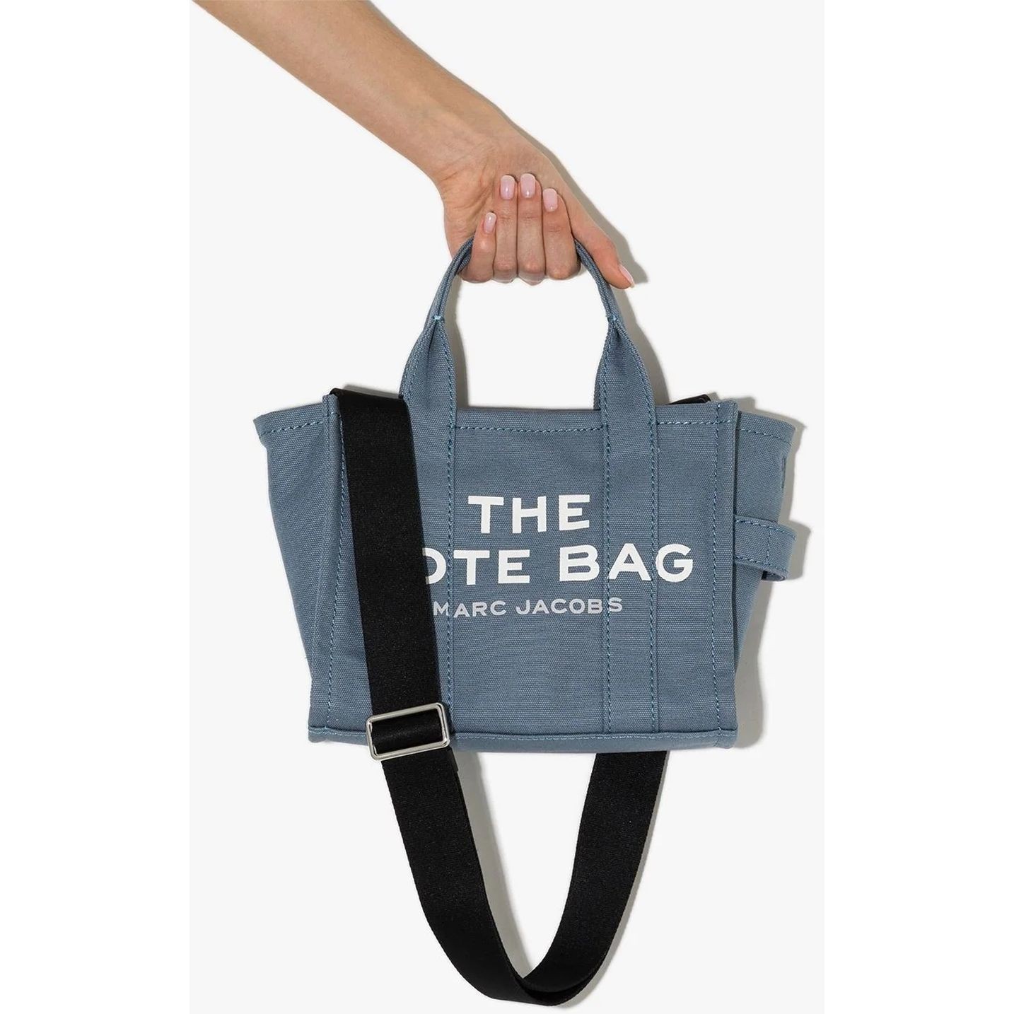 MARC JACOBS Pirkinių krepšys moterims, Mėlyna, The small tote 3