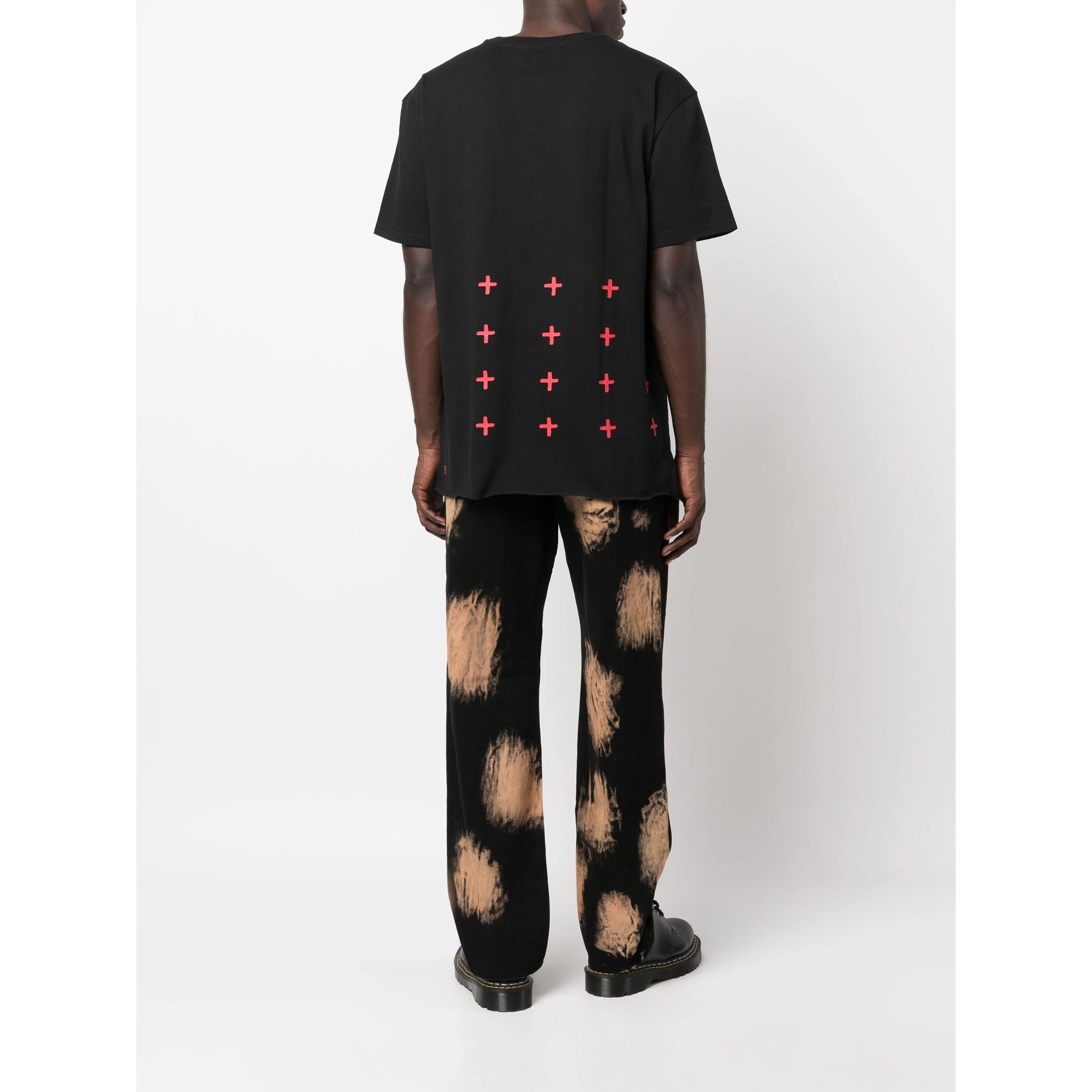 KSUBI Marškinėliai trump. rankovėmis vyrams, Juoda, 4x4 biggie ss tee black/red 3