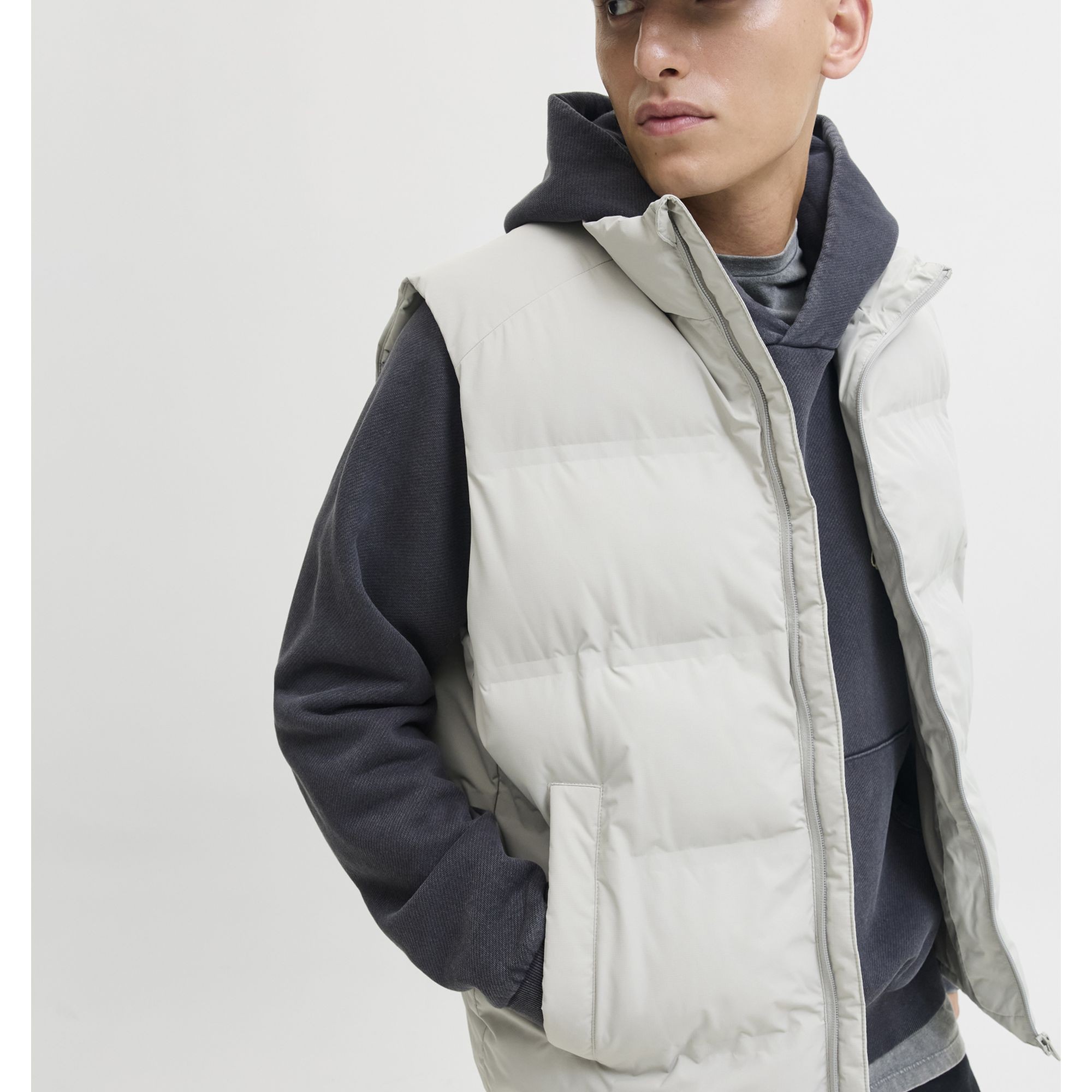 JACK & JONES Pūkinė liemenė vyrams, Balta, Soho bodywarmer 7