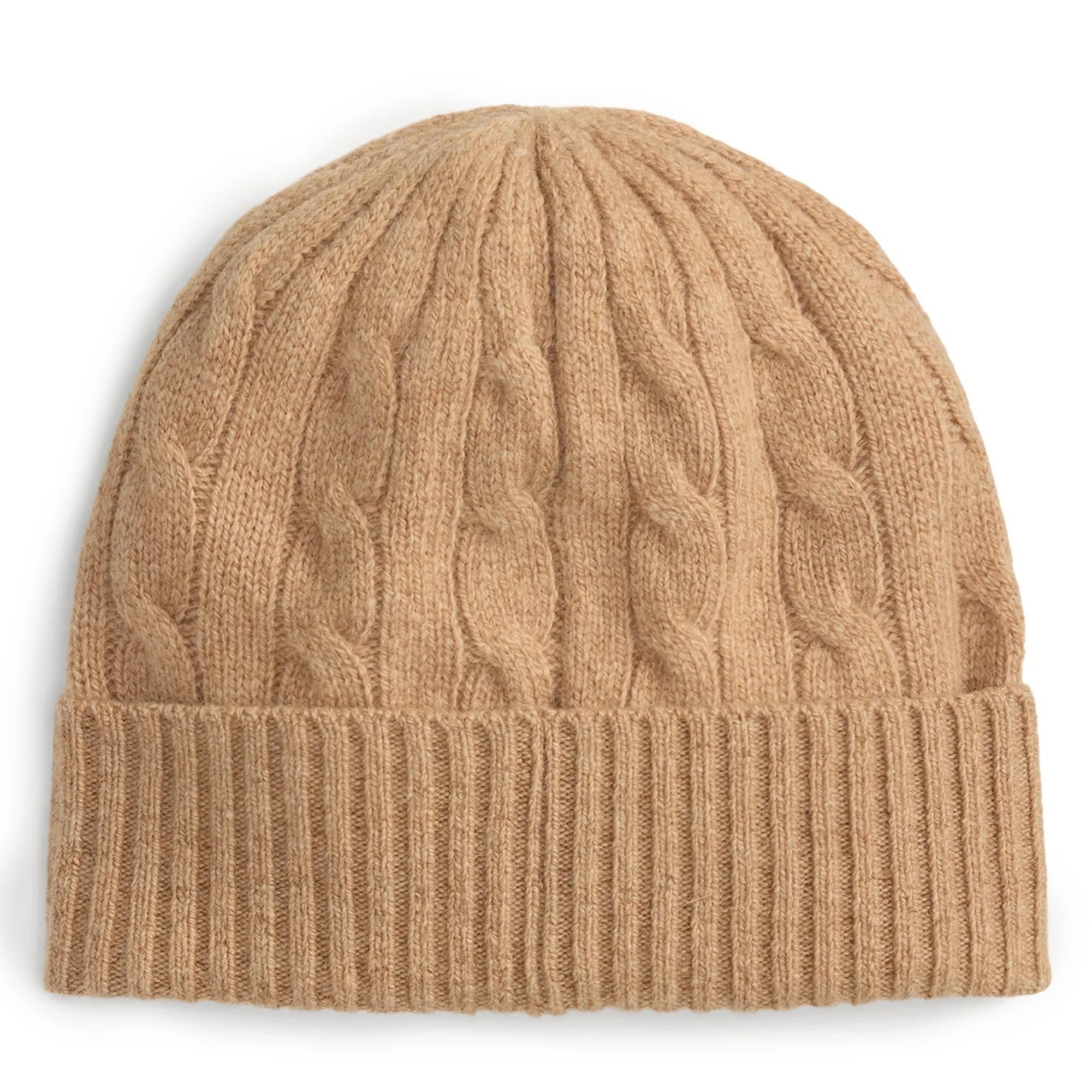 POLO RALPH LAUREN Skrybėlė moterims, Ruda, Wl cs cbl bn hat 2