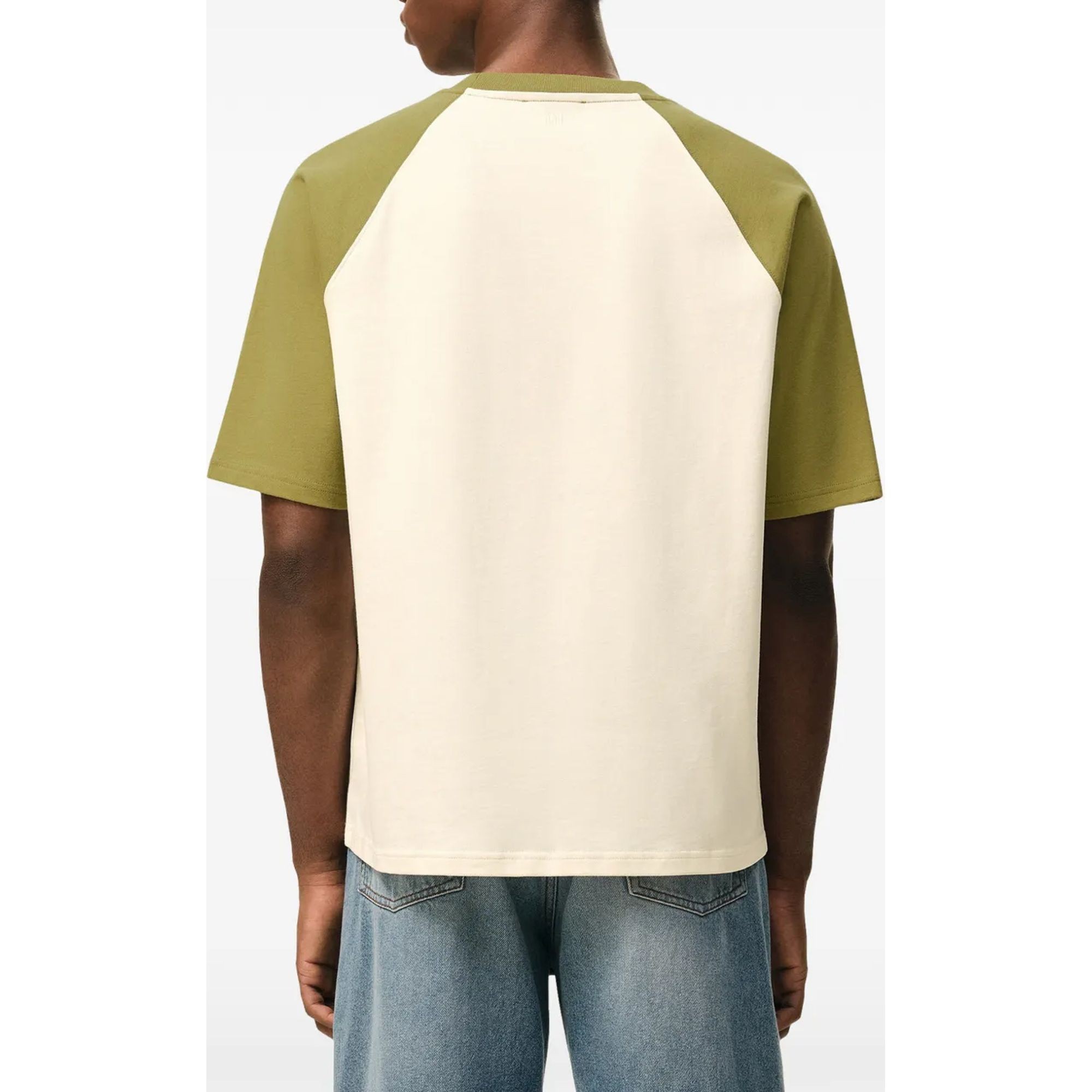 AMI PARIS Marškinėliai trump. rankovėmis, Balta, Short sleeves fit teeshirt 4