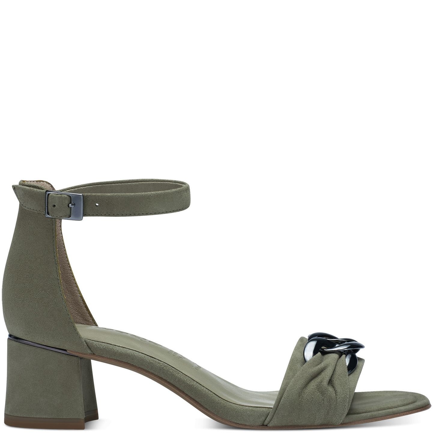 TAMARIS Basutės moterims, Žalia, SANDALS TOP 2