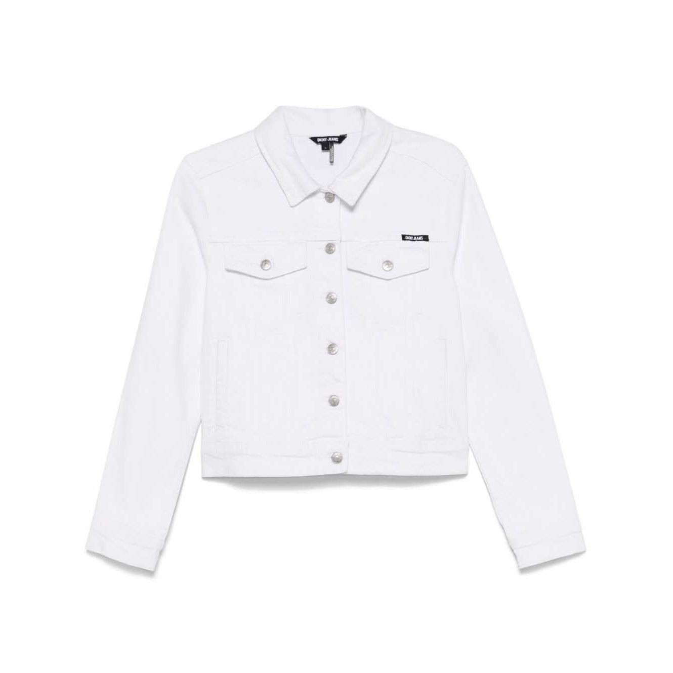 DKNY Džinsinis švarkas moterims, Balta, Trucker jacket 1