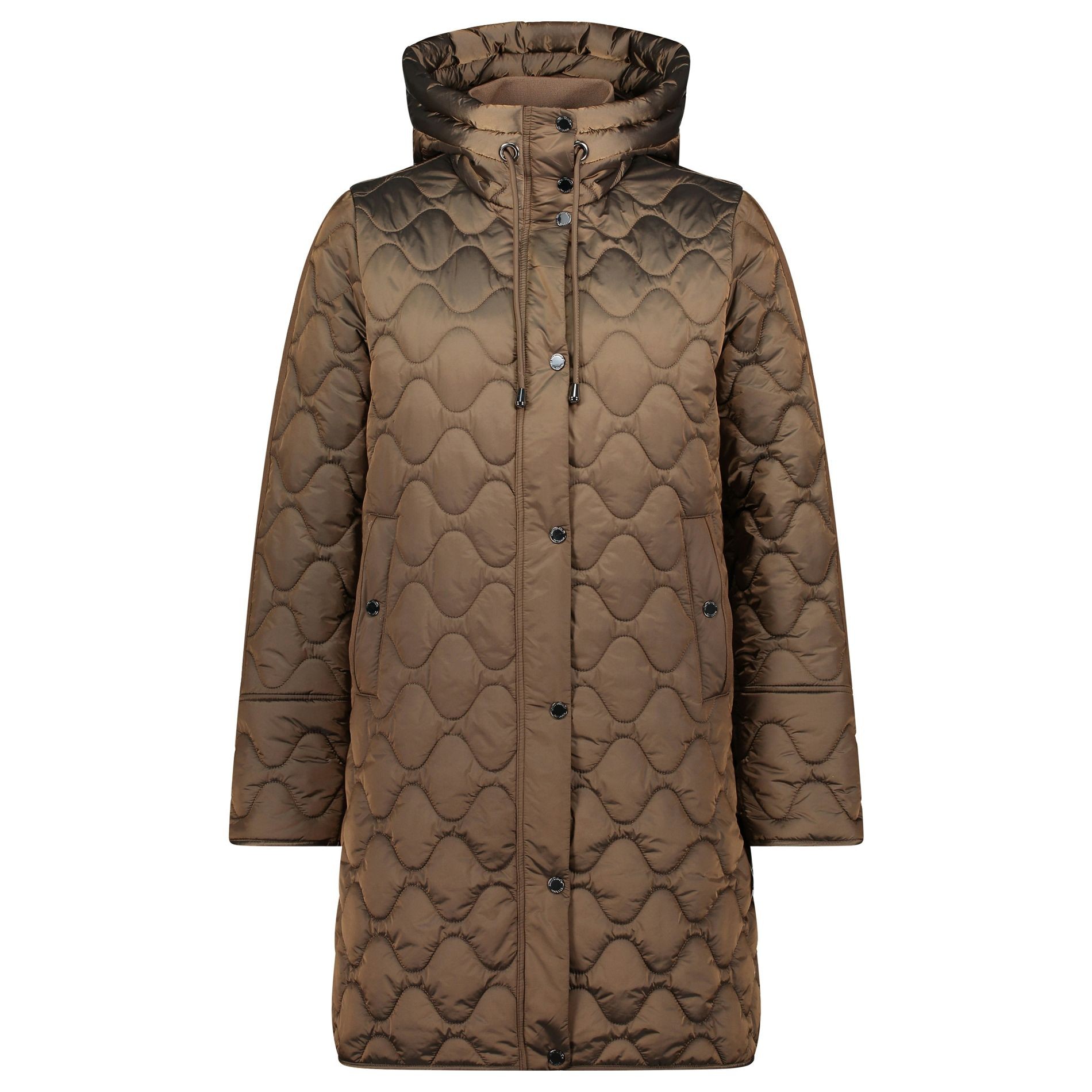 BETTY BARCLAY Striukė moterims, Ruda, Quilted Jacket 1