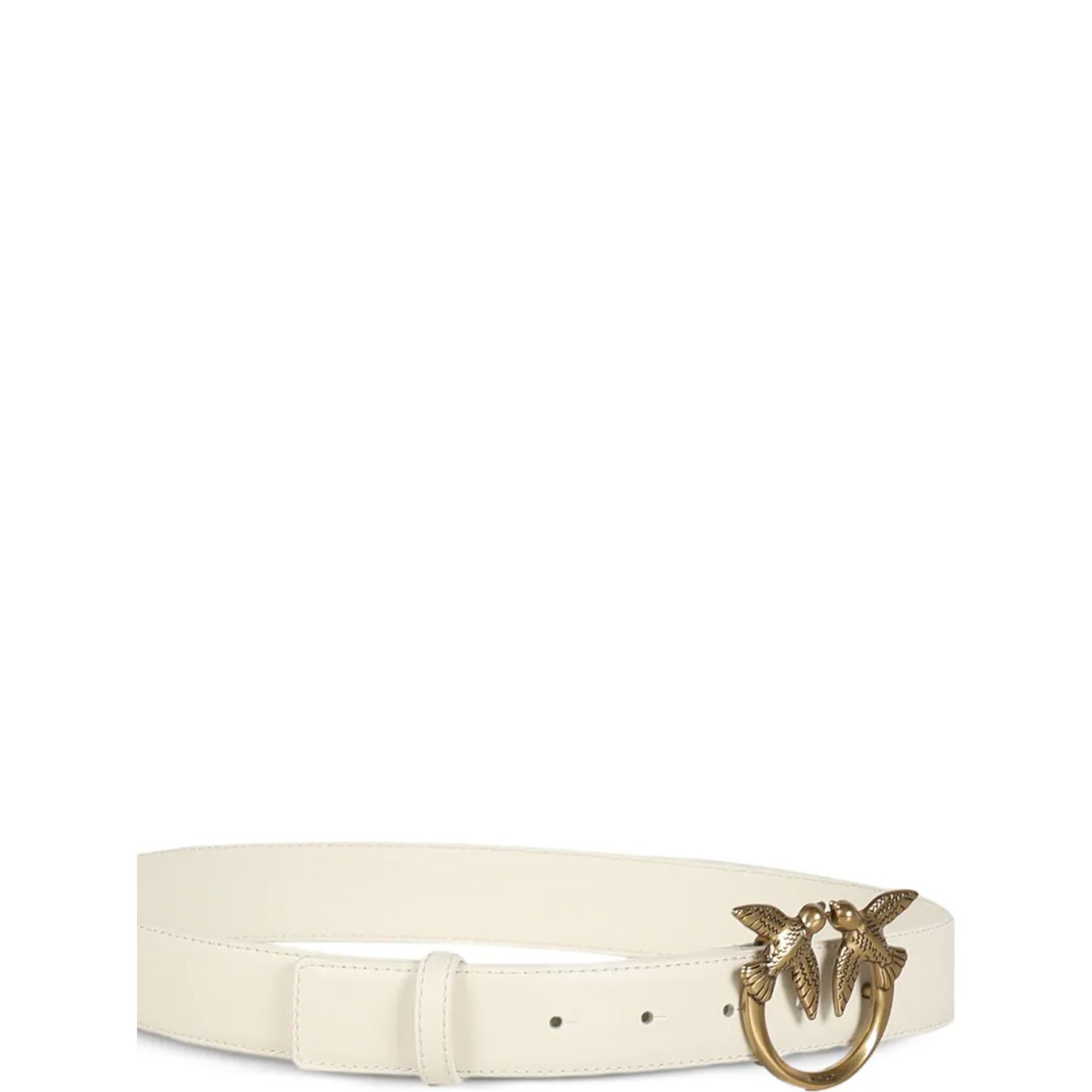 PINKO Diržas moterims, Balta, Love berry h3 belt 2