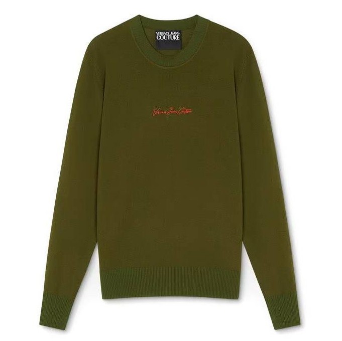 VERSACE JEANS CUTURE Sportinis nertinis vyrams, Žalia, Sweatshirt 1