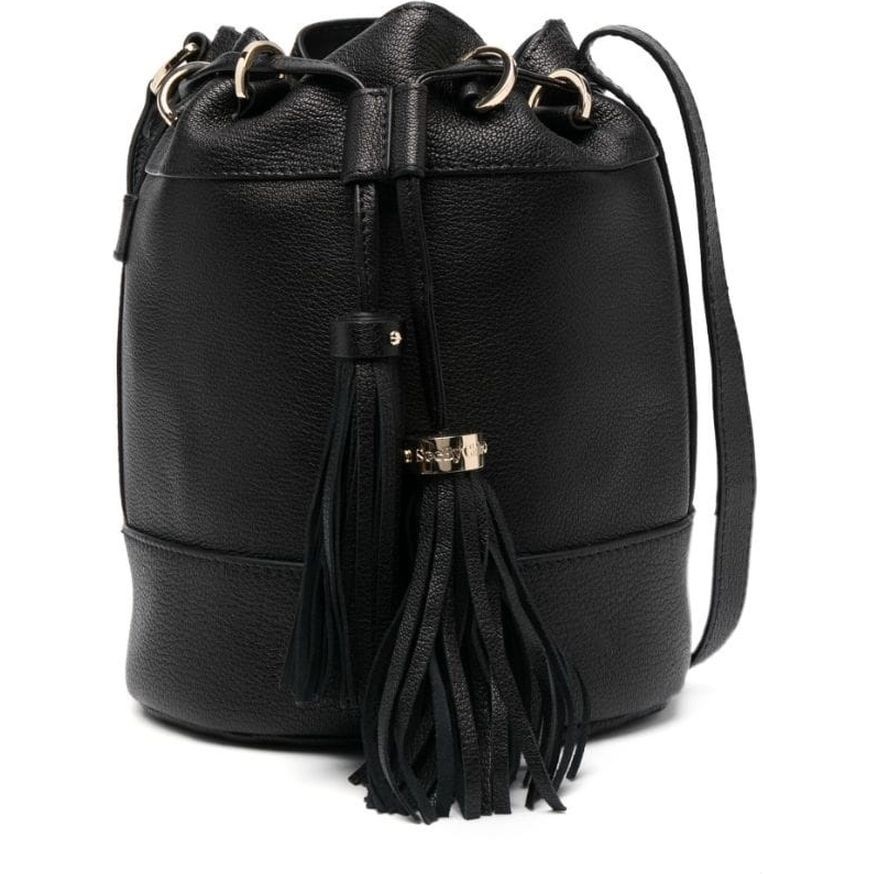 SEE BY CHLOE Pirkinių krepšys moterims, Juoda, Vicki bucket bag 1