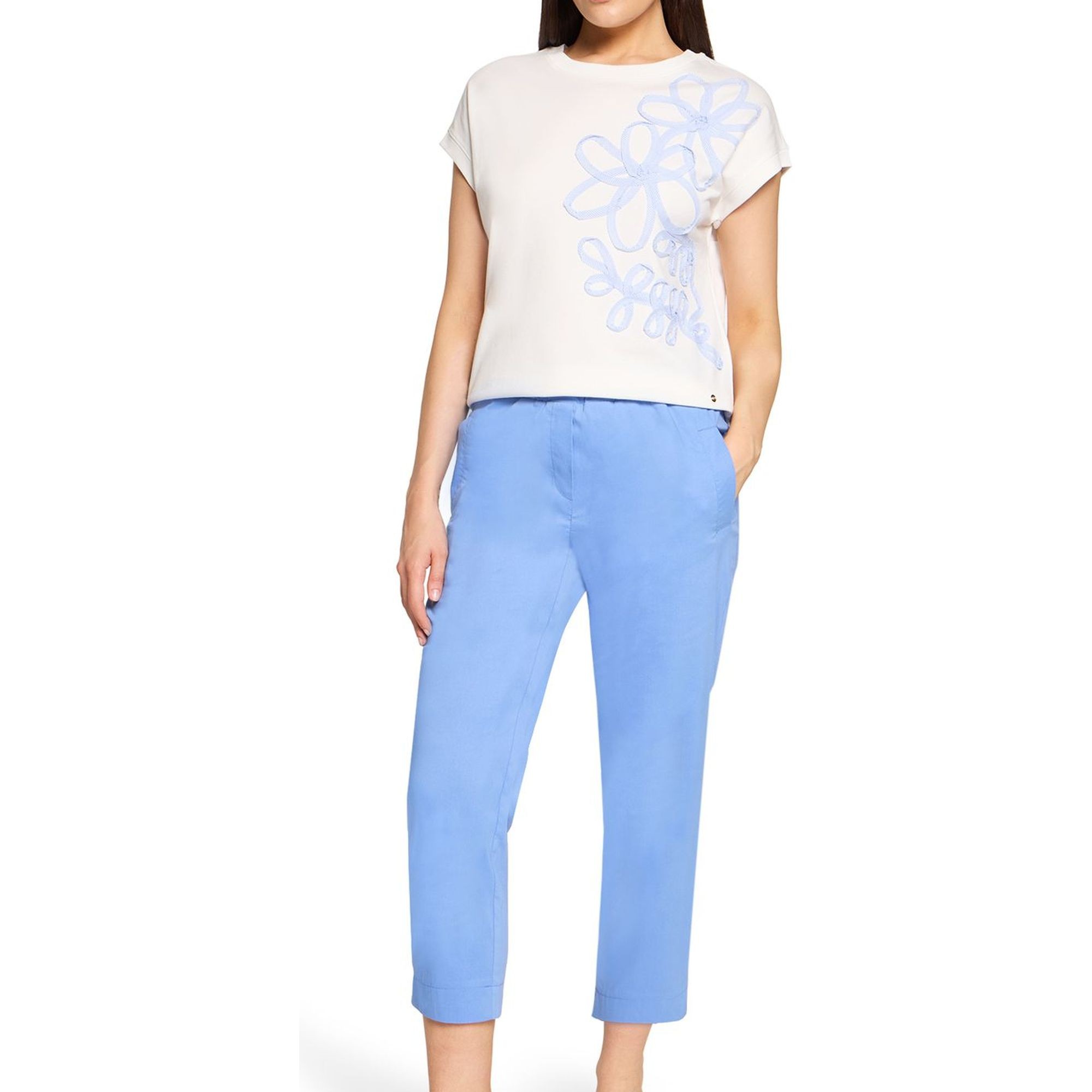 BETTY & CO Marškinėliai moterims, Balta, Jumpers 2438/3437 5