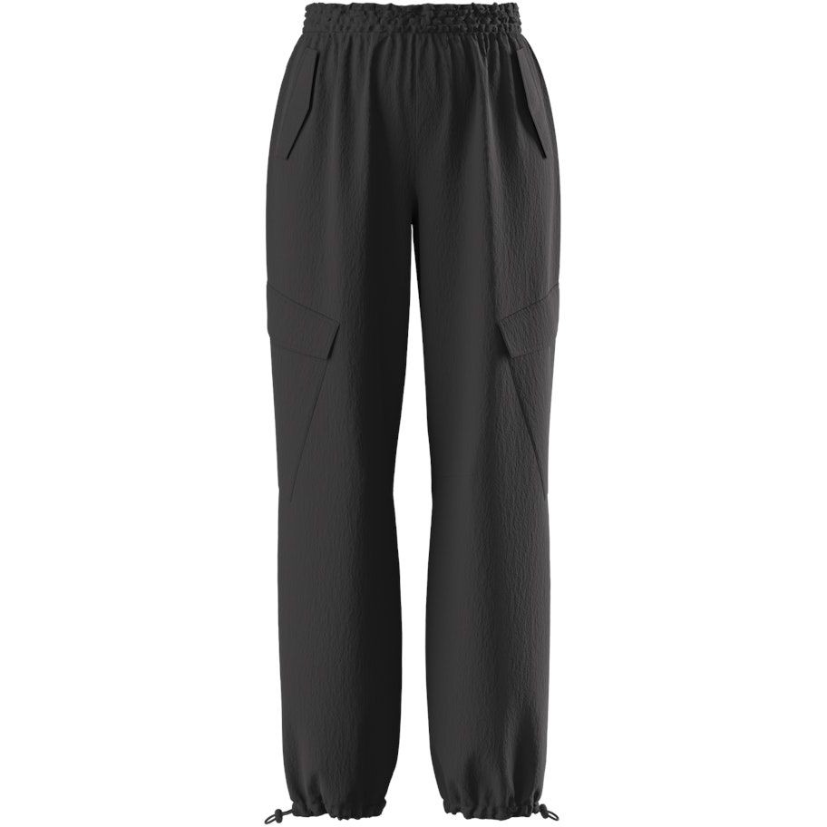 PIECES Kelnės moterims, Juoda, PCJILL MW CARGO JOGG 1