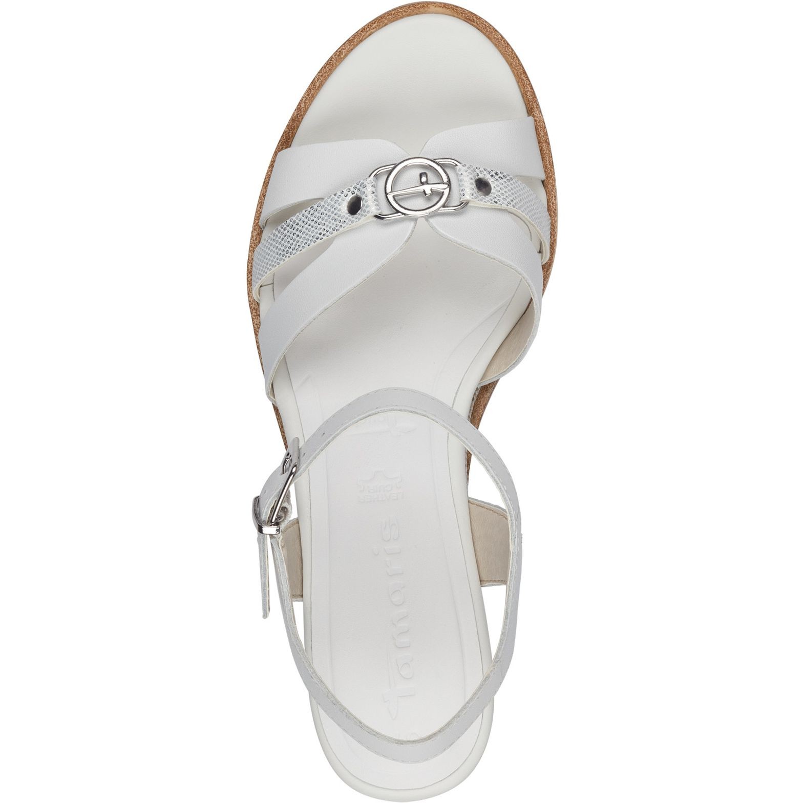 TAMARIS Basutės moterims, Balta, Sandals 4