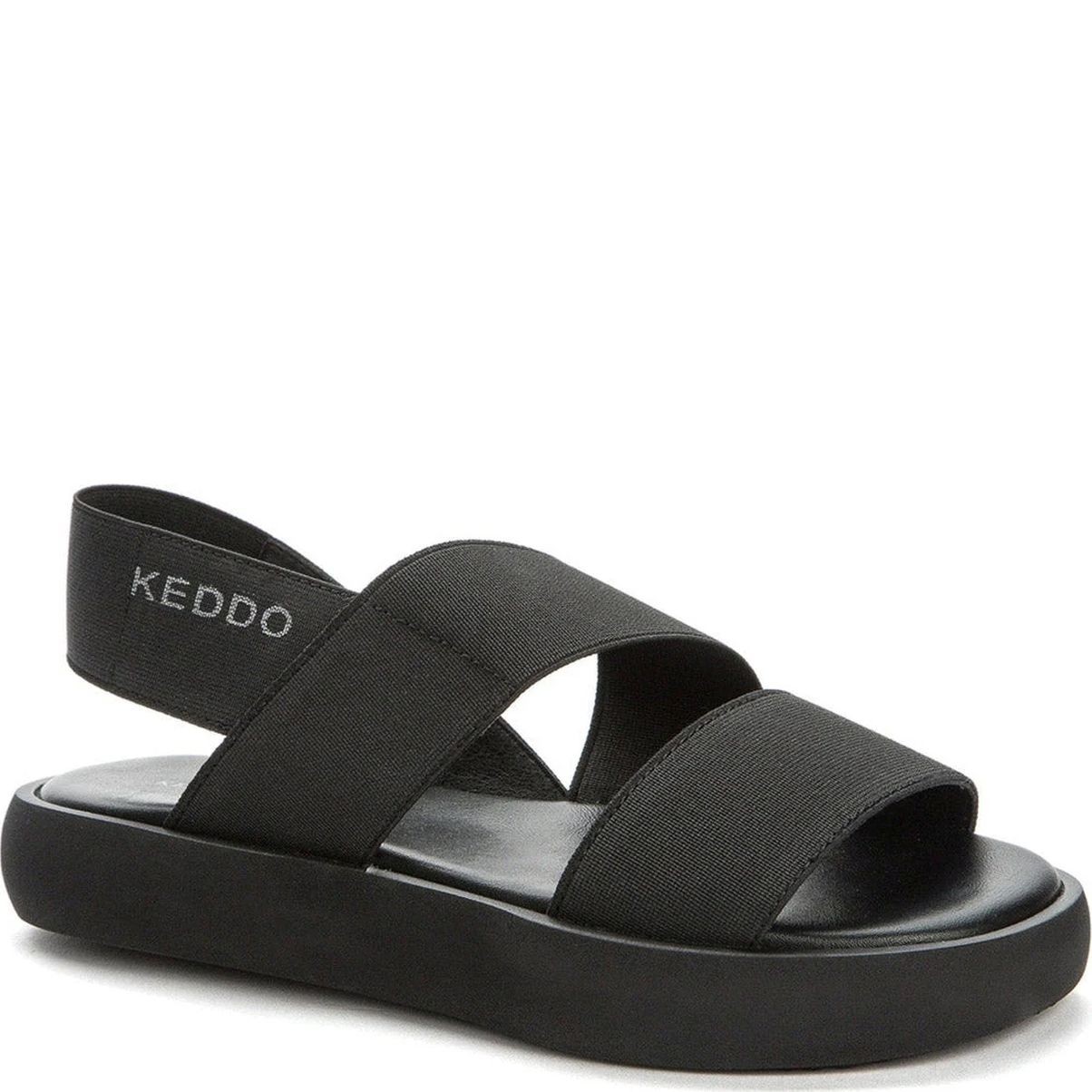 KEDDO Basutės mergaitėms, Juoda, SANDALS