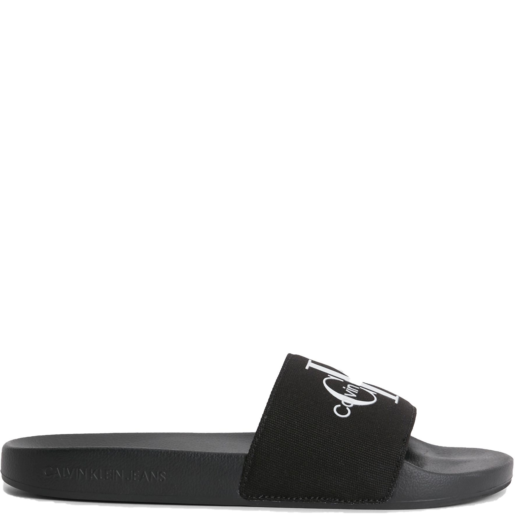 CALVIN KLEIN JEANS Šlepetės moterims, Juoda, SLIDE  CO 2