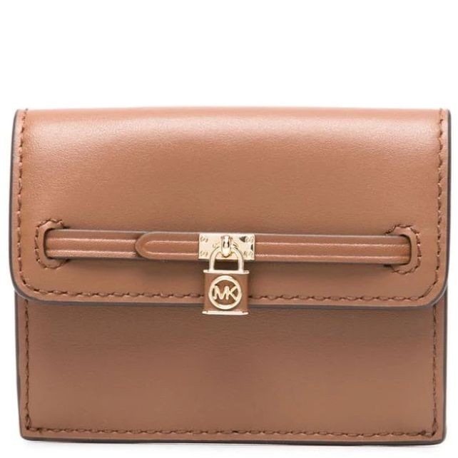 MICHAEL KORS Piniginė moterims, Ruda, SM flap card case 1