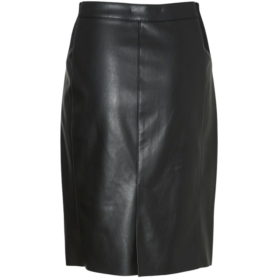 VERO MODA Mini sijonas moterims, Juoda, VMBUTTERSIA HW COATE 2