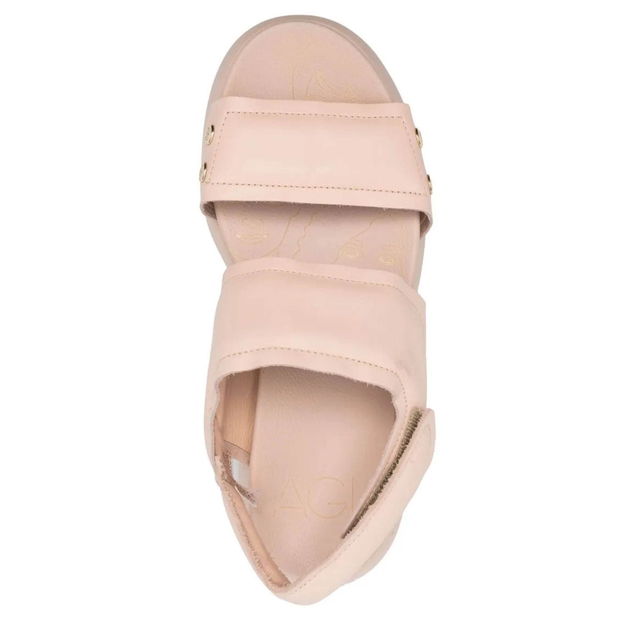 AGL Basutės moterims, Kūno, PUFFY SANDALS 4