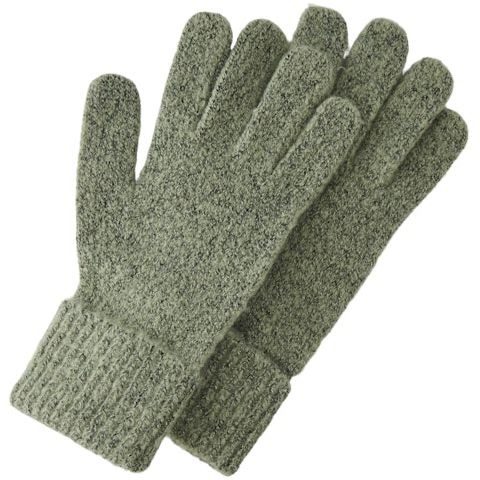 PIECES Pirštuotos pirštinės moterims, Žalia, PCPYRON NEW GLOVES N