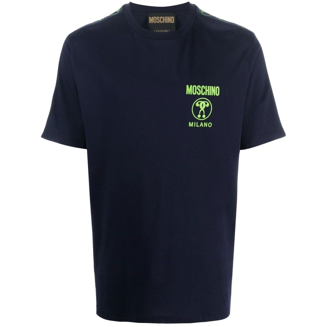 MOSCHINO Marškinėliai trump. rankovėmis vyrams, Mėlyna, T-shirt