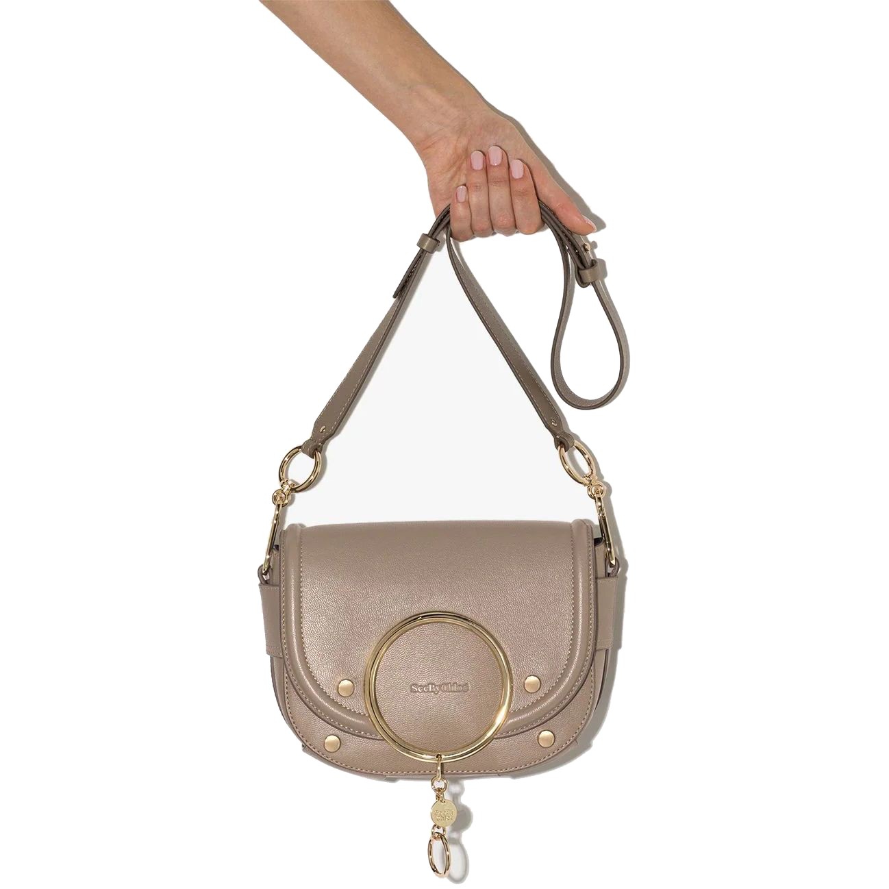 SEE BY CHLOE Rankinė per petį moterims, Pilka, Mara shoulder bag 3