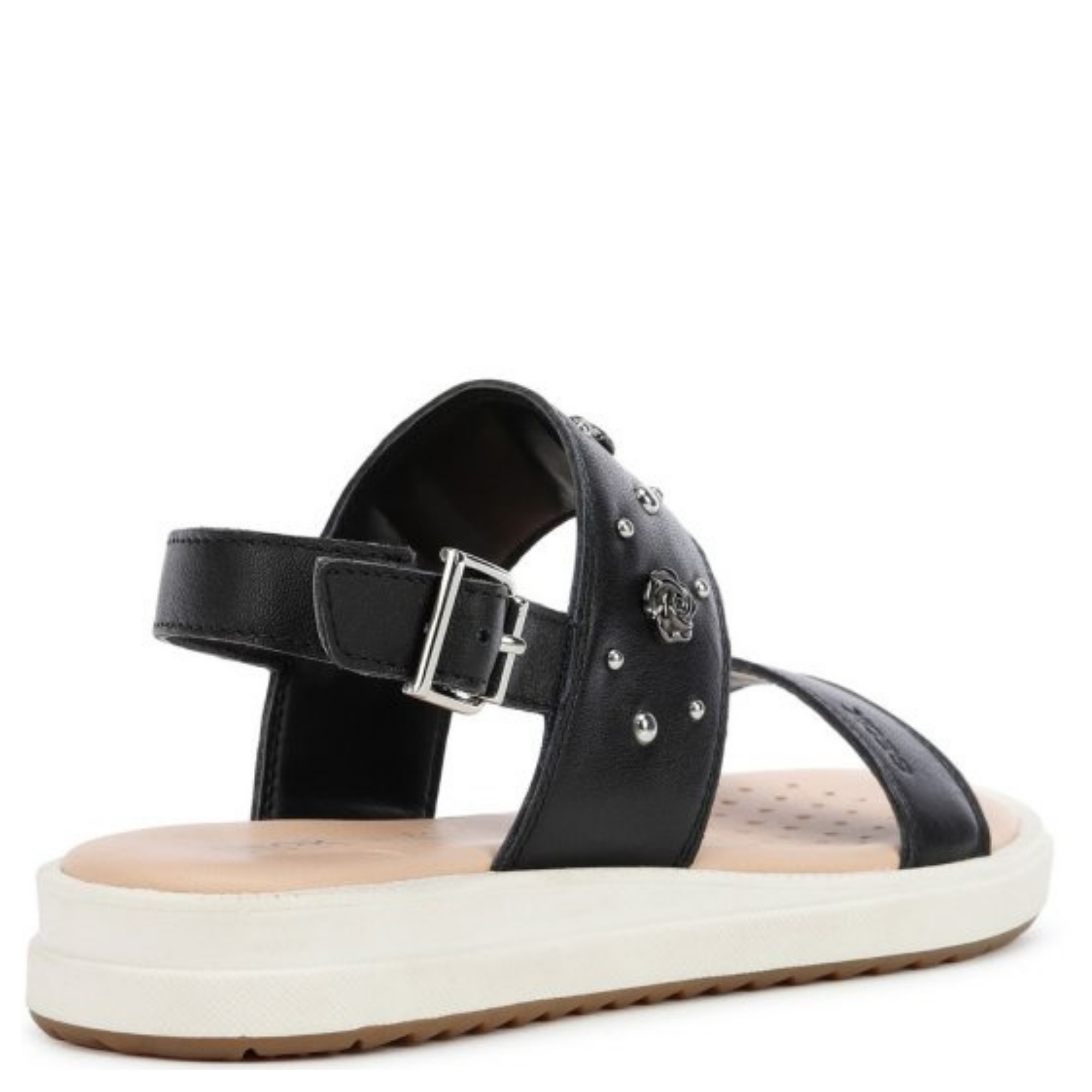 GEOX Basutės mergaitėms, Juoda, J SANDAL REBECCA GIR 3