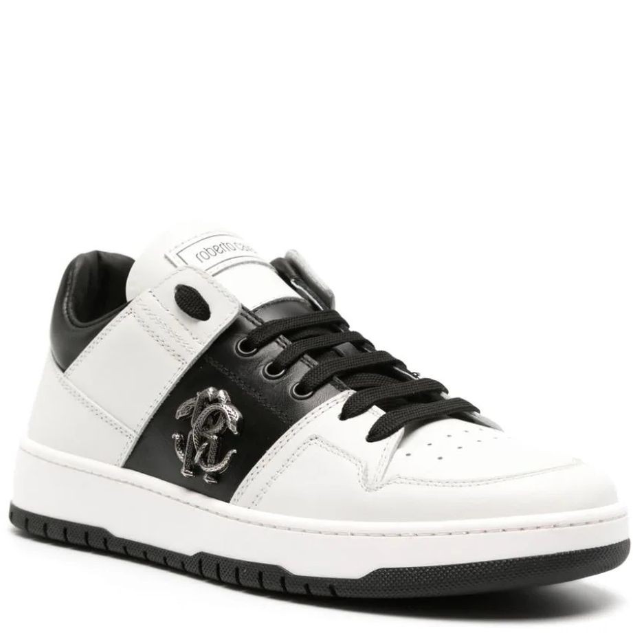 ROBERTO CAVALLI Laisvalaikio bateliai vyrams, Balta, Sneakers 1