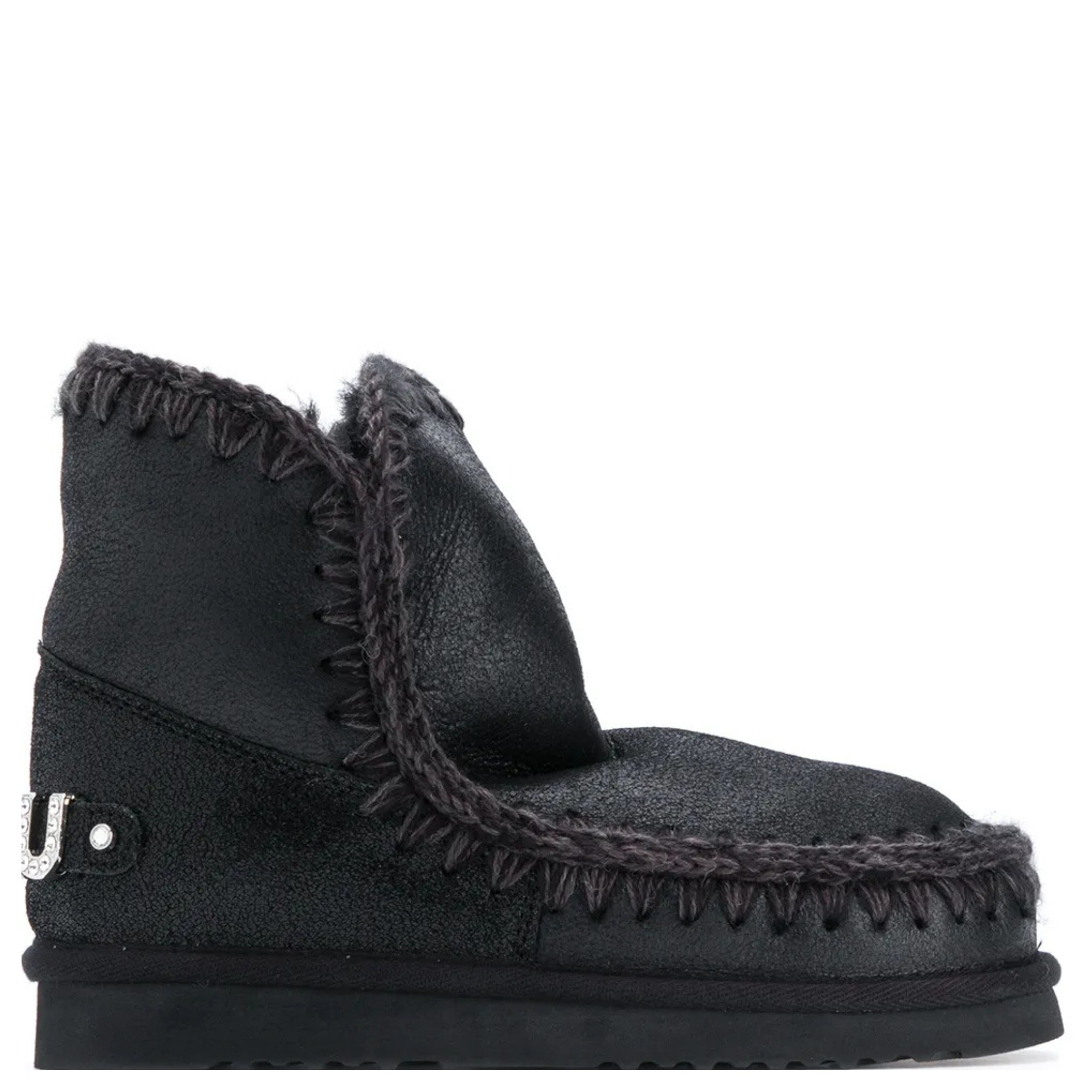 MOU Aulinukai moterims, Juoda, Eskimo 18  rhinestones boot 2