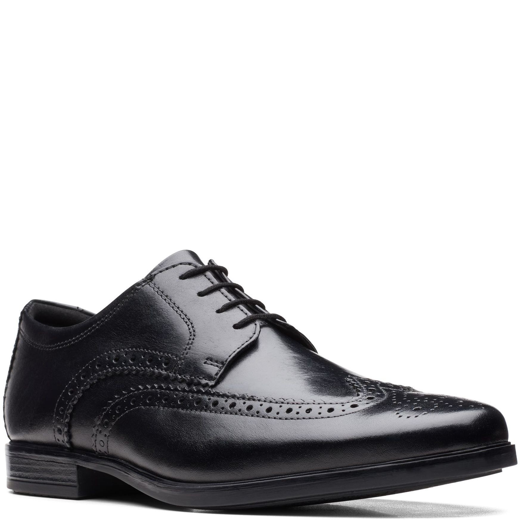 CLARKS Klasikiniai batai vyrams, Juoda, Howard Wing formal 1
