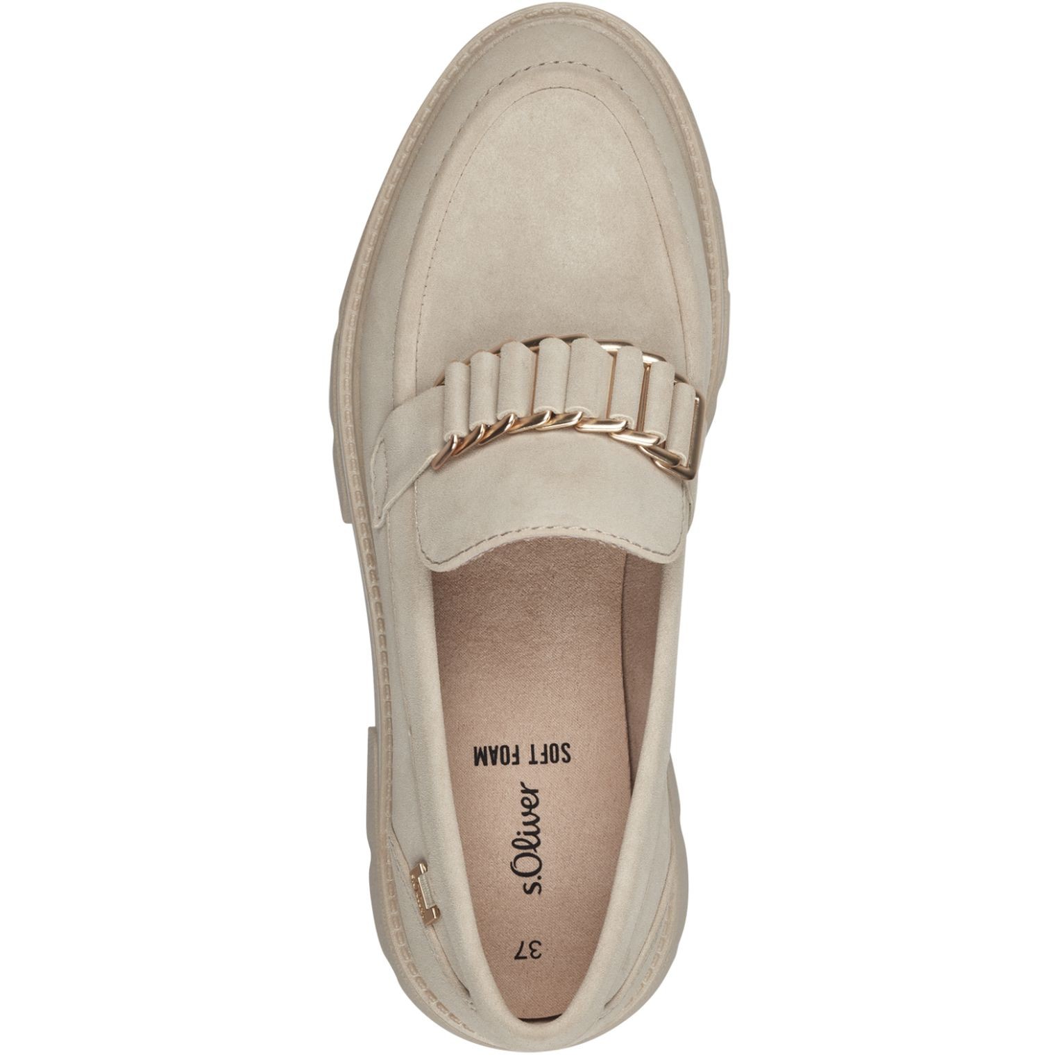 S.OLIVER Loaferiai moterims, Smėlio, LOAFERS 4