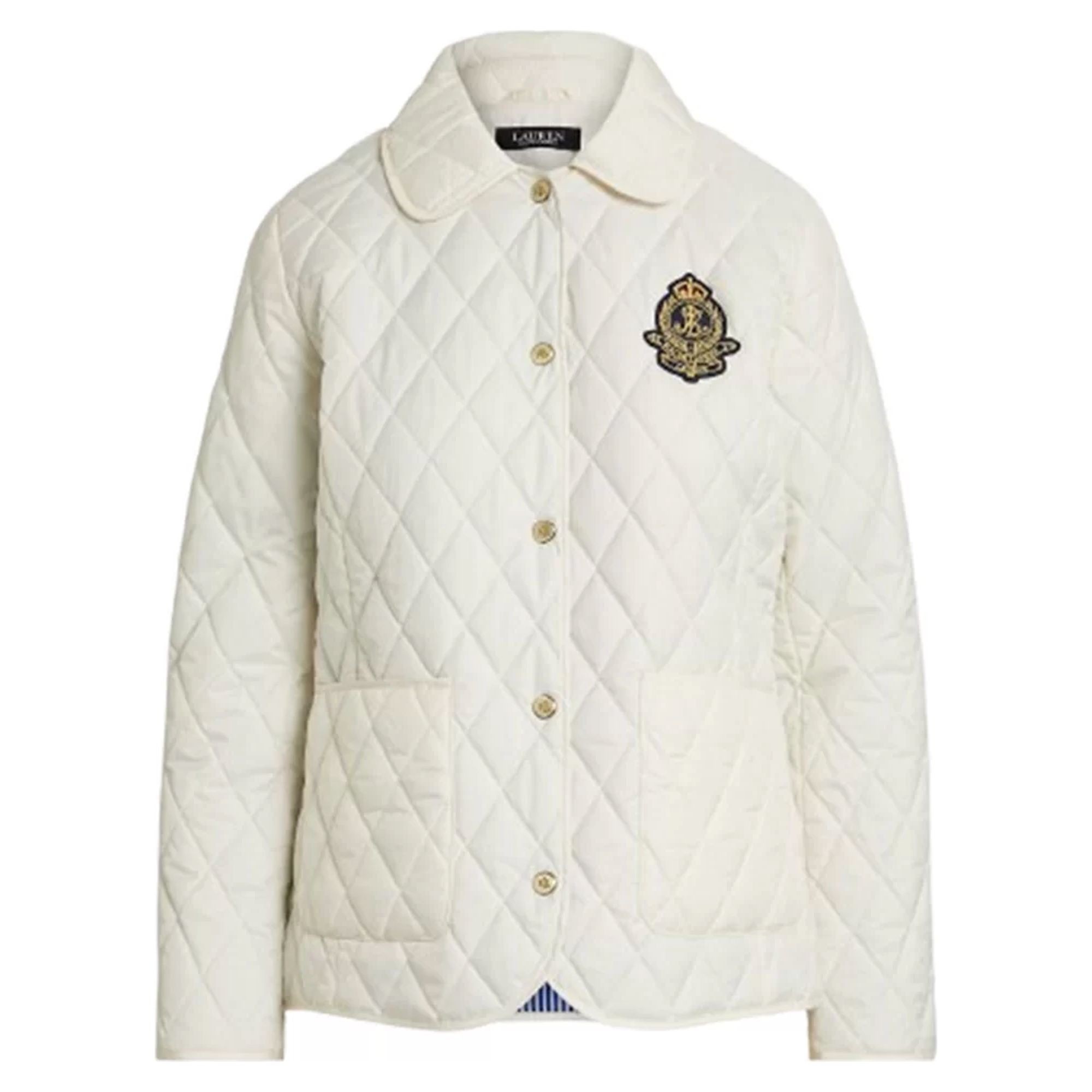 LAUREN RALPH LAUREN Striukė moterims, Smėlio, Sb qlt w cr-insulated-coat