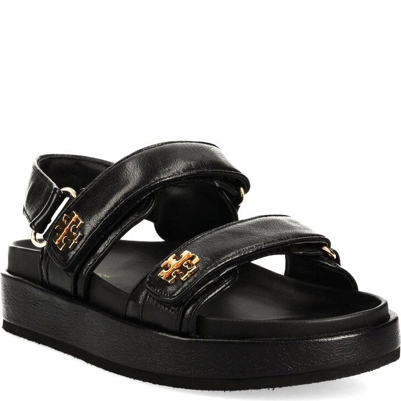 TORY BURCH Basutės moterims, Juoda, Kira sport sandal 1