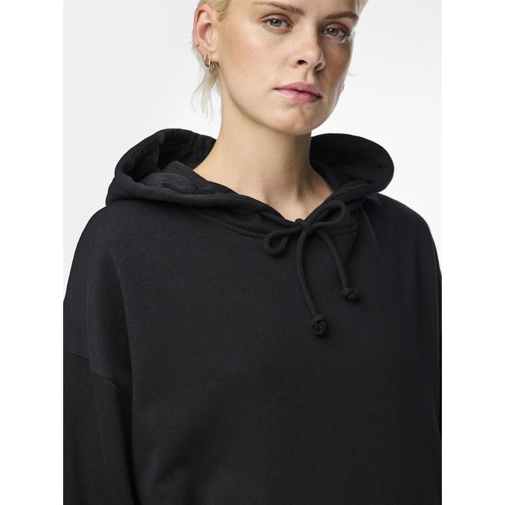 PIECES Sportinis nertinis moterims, Juoda, PCCHILLI LS OVERSIZE 5