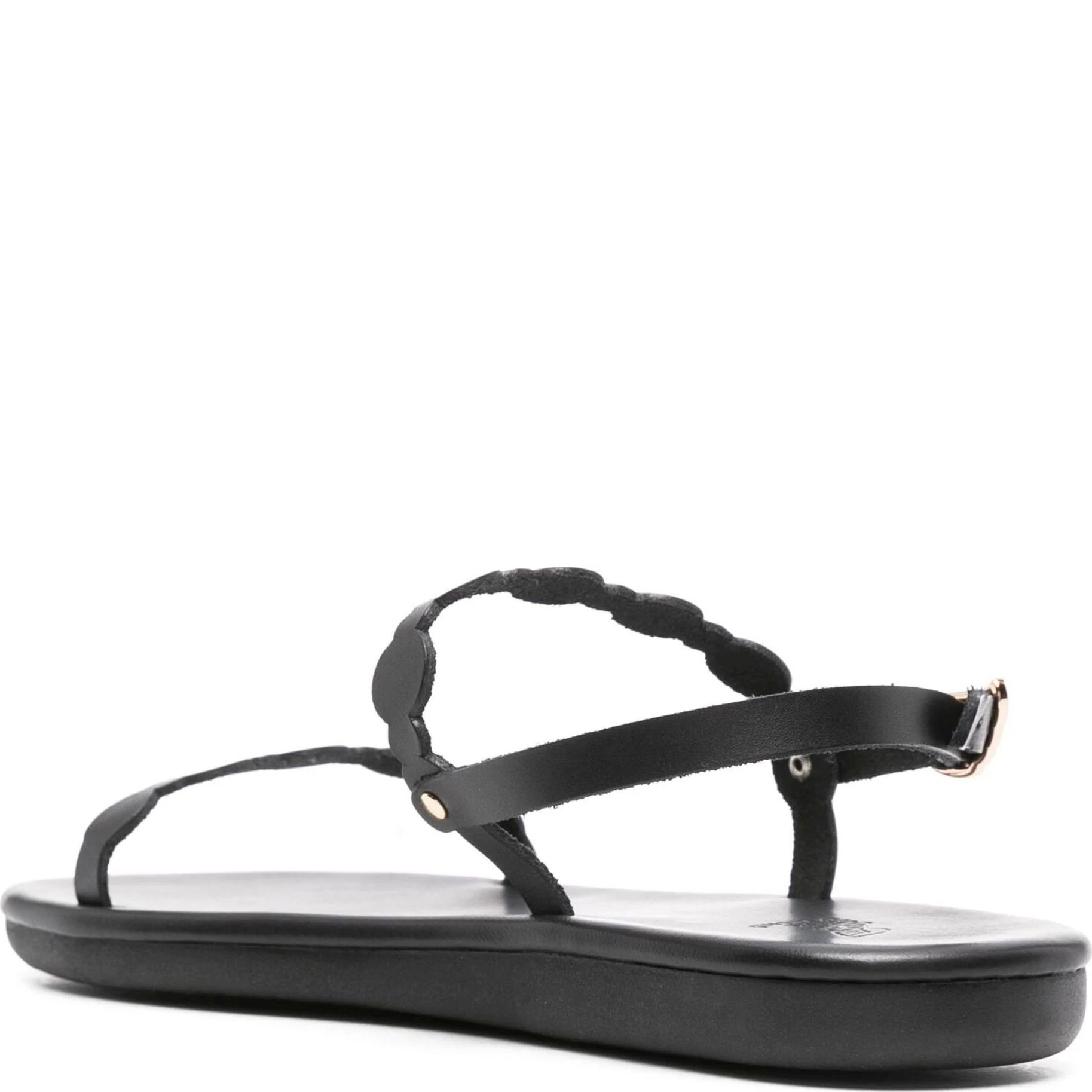 ANCIENT GREEK SANDAL Basutės moterims, Juoda, Orion vachetta sandals 3