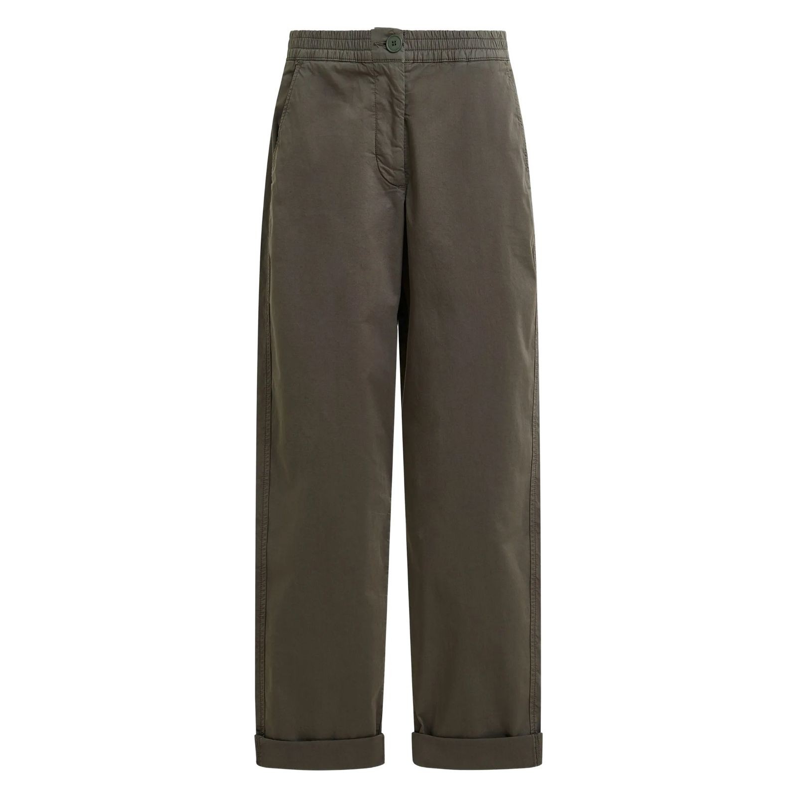 ESSENTIEL ANTWERP Kelnės moterims, Chaki, 2 garment dye pants 1