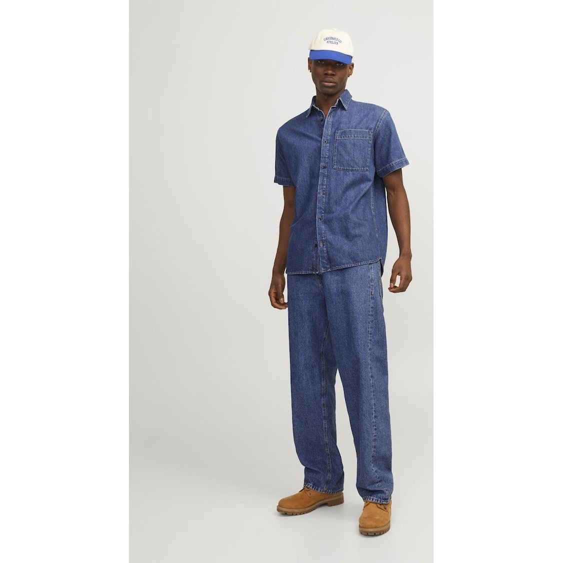 JACK & JONES Marškiniai vyrams, Mėlyna, Jjicreek shirts 4