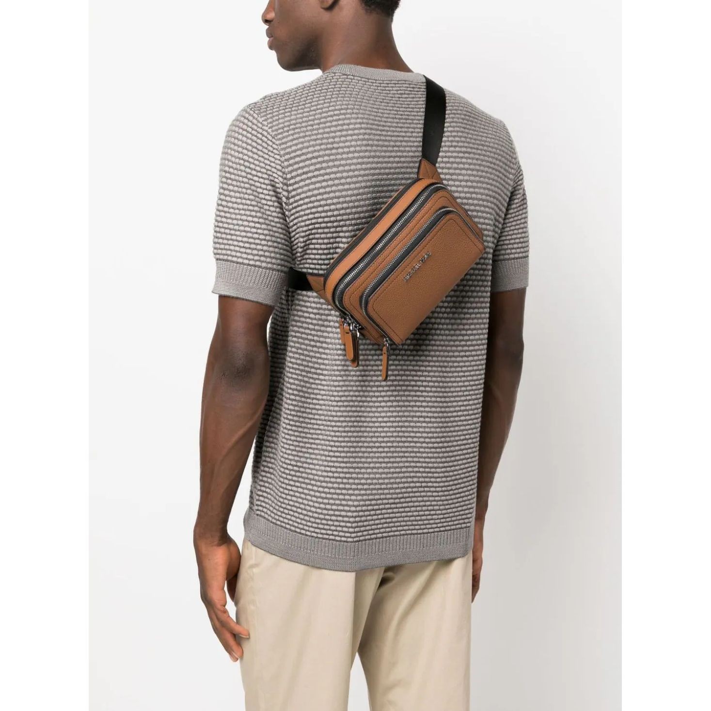 MICHAEL KORS Rankinė per juosmenį vyrams, Ruda, SM belt bag 3