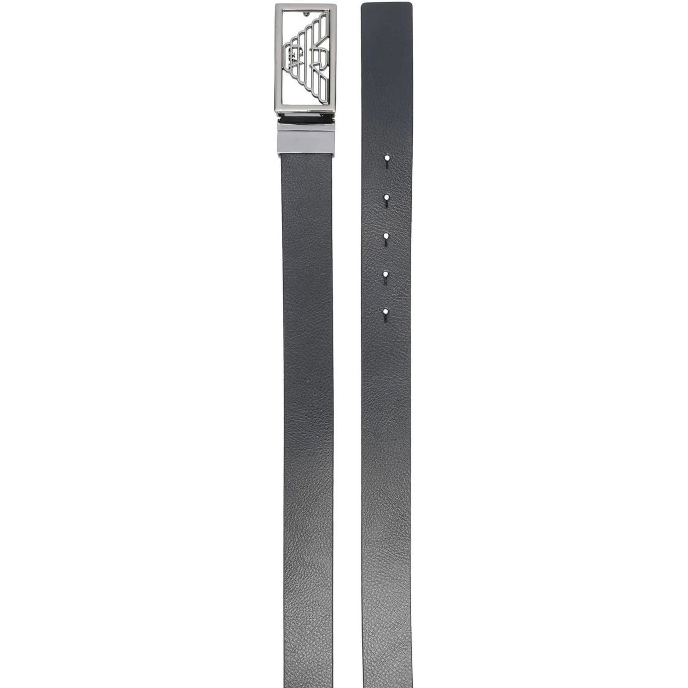EMPORIO ARMANI Diržas vyrams, Juoda, Plate belt 2