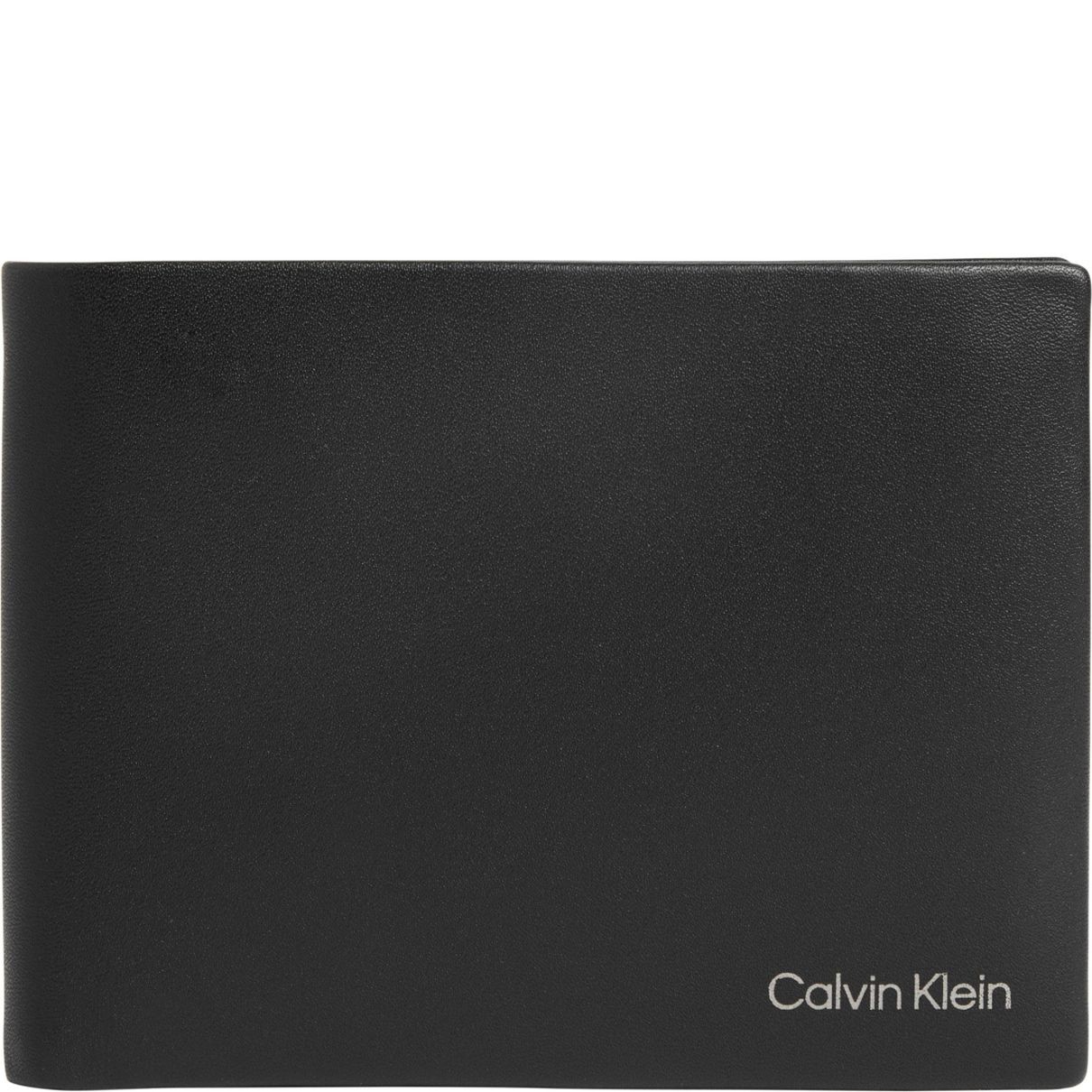 CALVIN KLEIN Piniginė vyrams, Juoda, Concise 5cc coin wallets 1