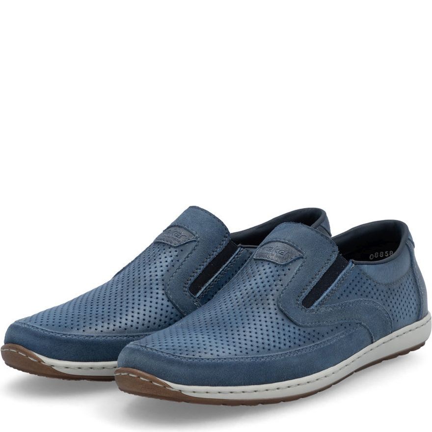 RIEKER Loaferiai vyrams, Mėlyna, Loafers 7