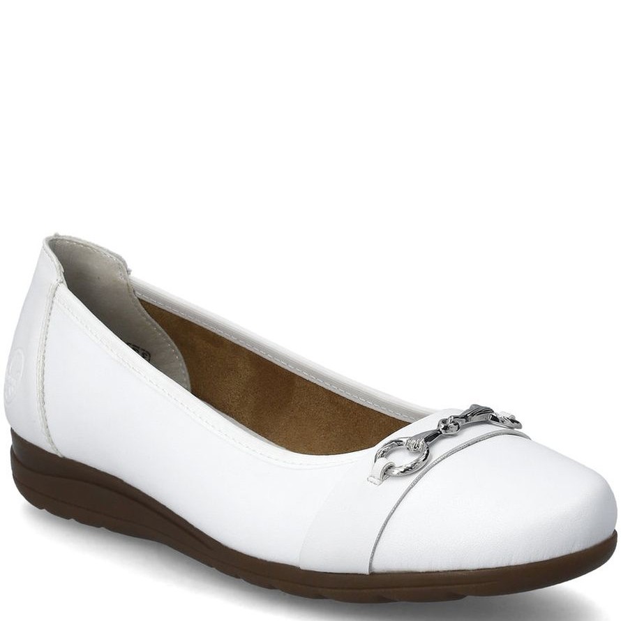 RIEKER Balerinos moterims, Balta, BALLERINAS 1