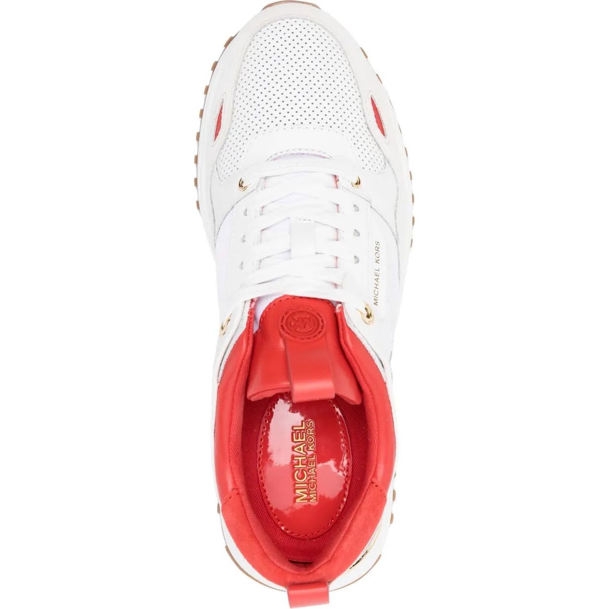 MICHAEL KORS Laisvalaikio bateliai moterims, Ruda, Theo trainer 4