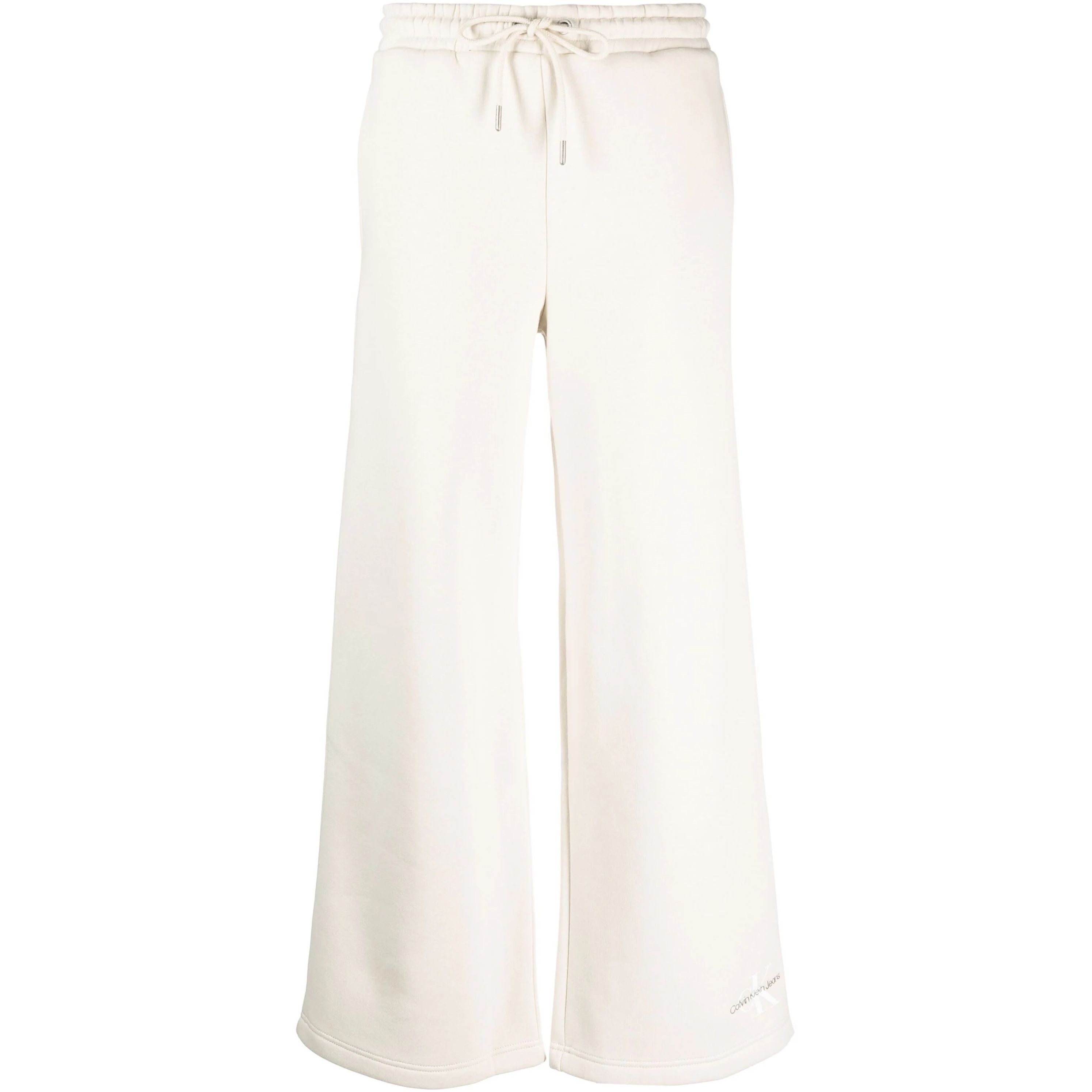 CALVIN KLEIN JEANS Sportinės kelnės moterims, Smėlio, Monologo straight leg hwk pant 1