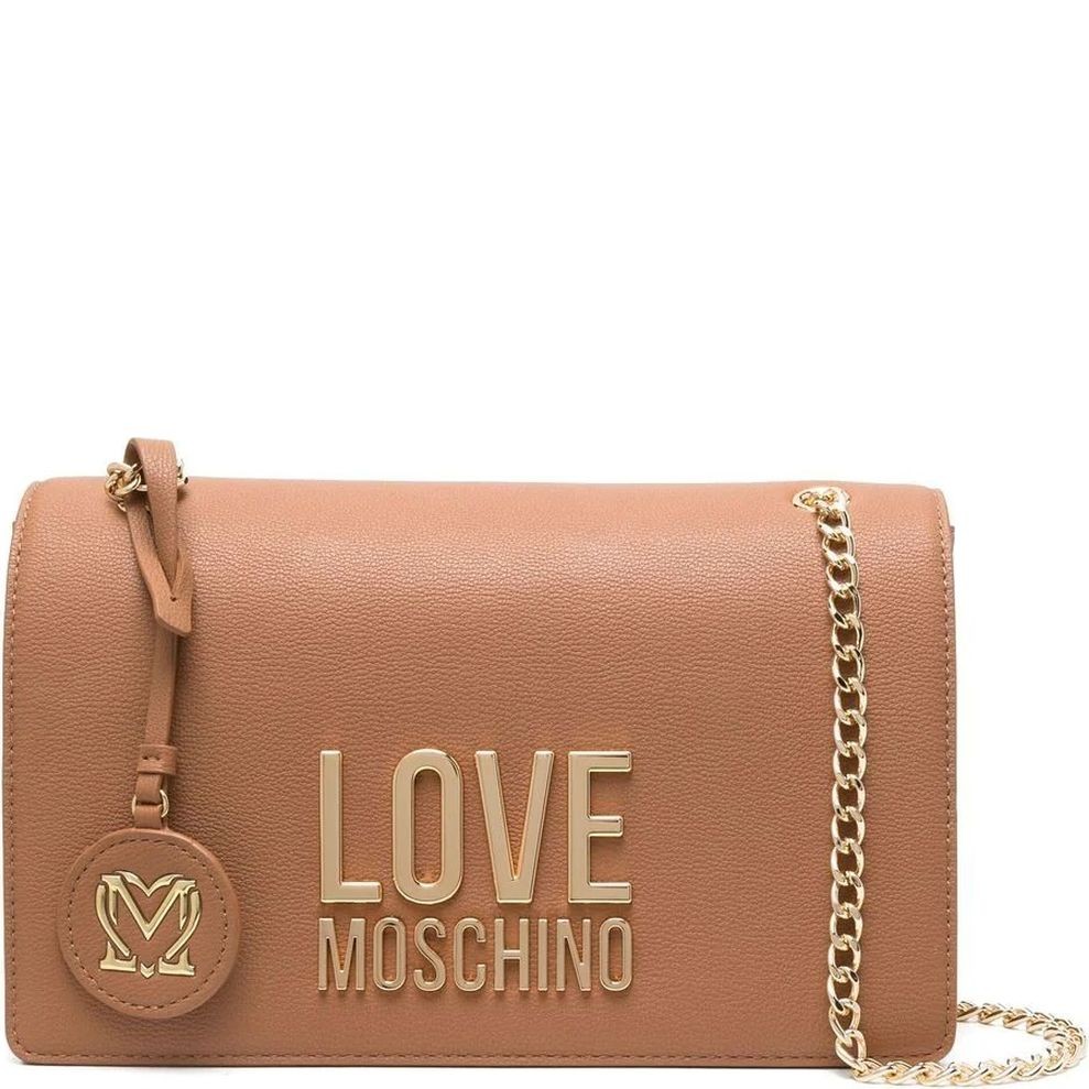 LOVE MOSCHINO Rankinė per petį moterims, Ruda, Crossbody 1