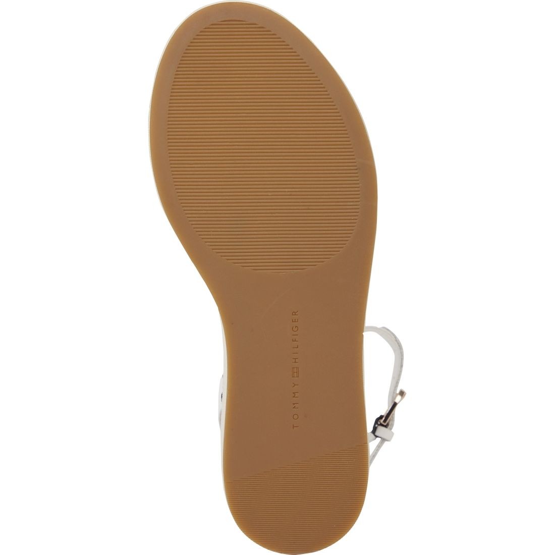TOMMY HILFIGER Basutės moterims, Balta, Rope flatform sandals 4