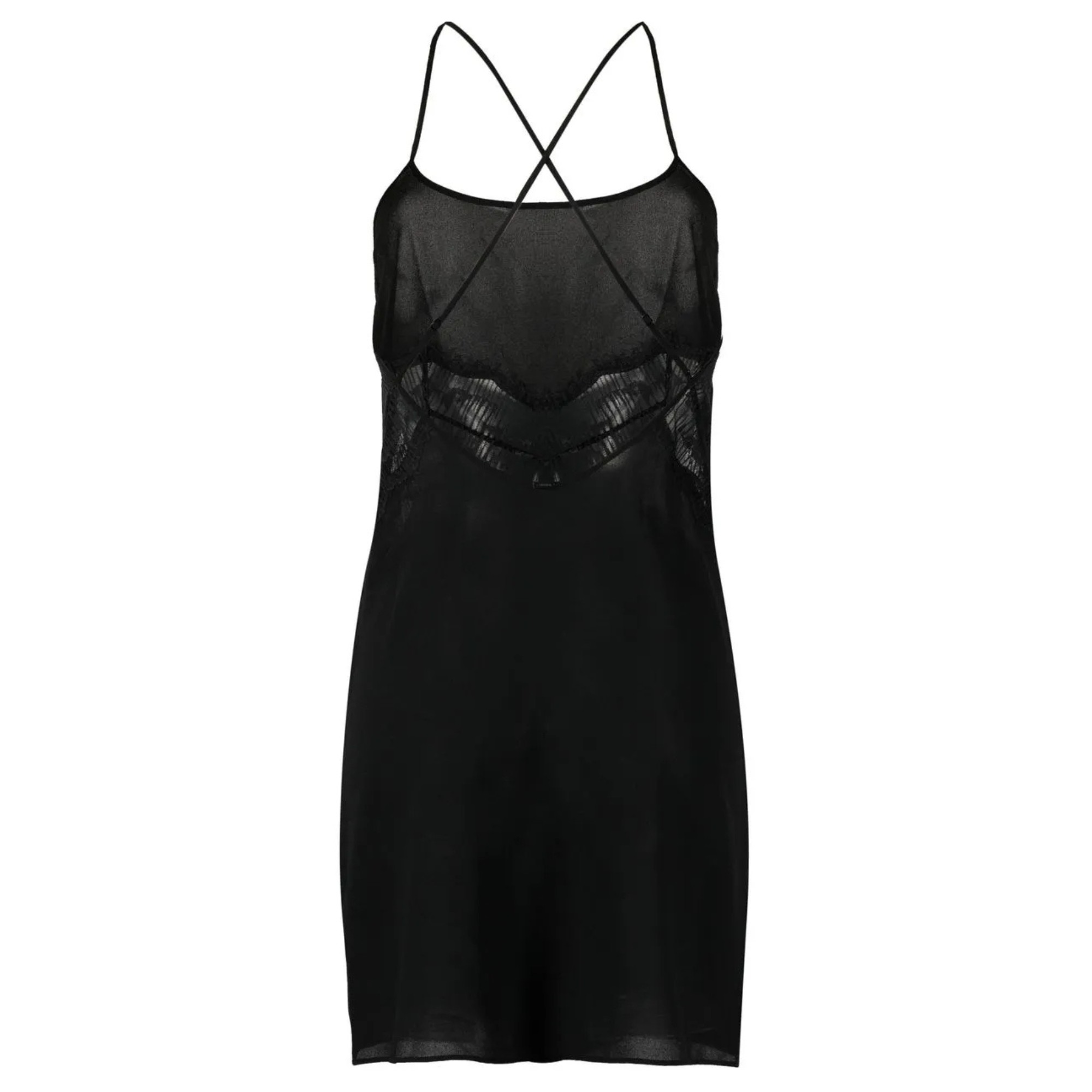 CALVIN KLEIN UW Naktiniai marškiniai moterims, Juoda, Chemise 2