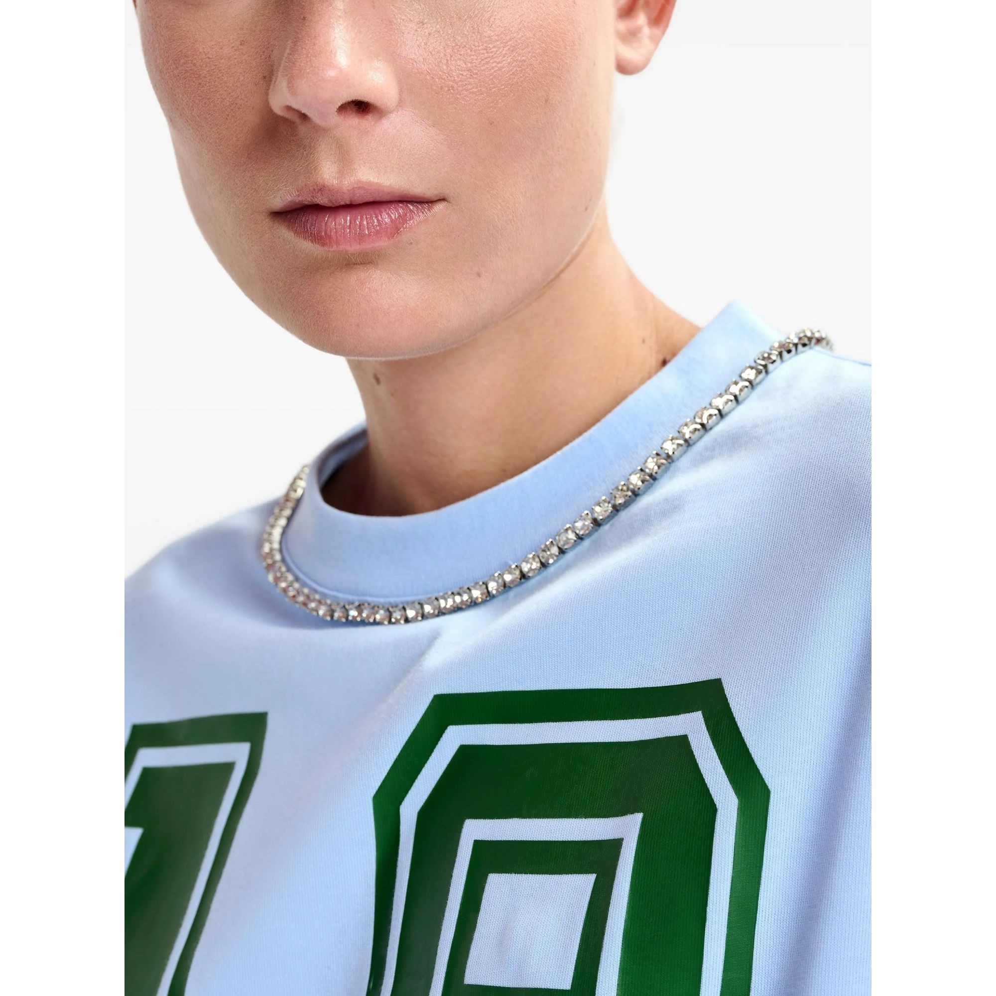 ESSENTIEL ANTWERP Marškinėliai trump. rankovėmis moterims, Mėlyna, 2 printed fit tee 5