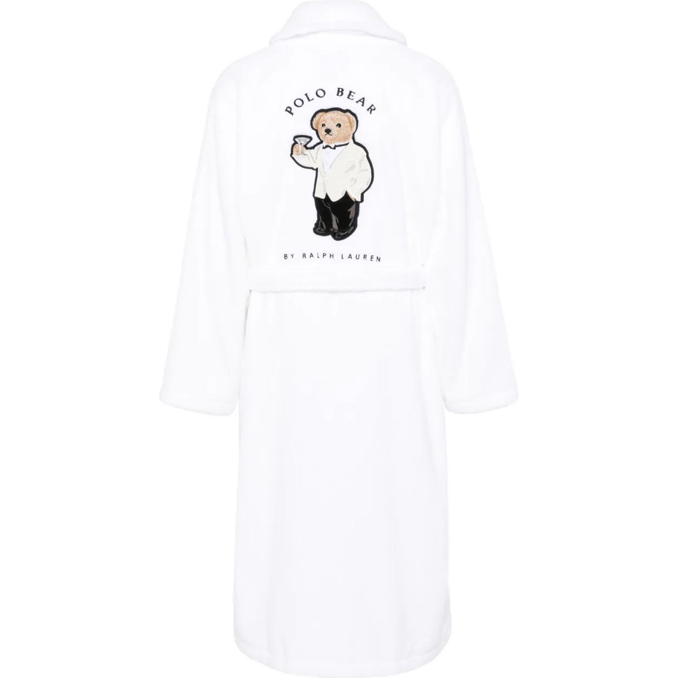 POLO RALPH LAUREN Chalatas vyrams, Balta, L/s shawl-sleep-robe 2