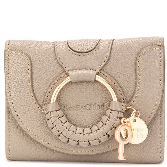 SEE BY CHLOE Piniginė moterims, Pilka, Hana compact wallet 1