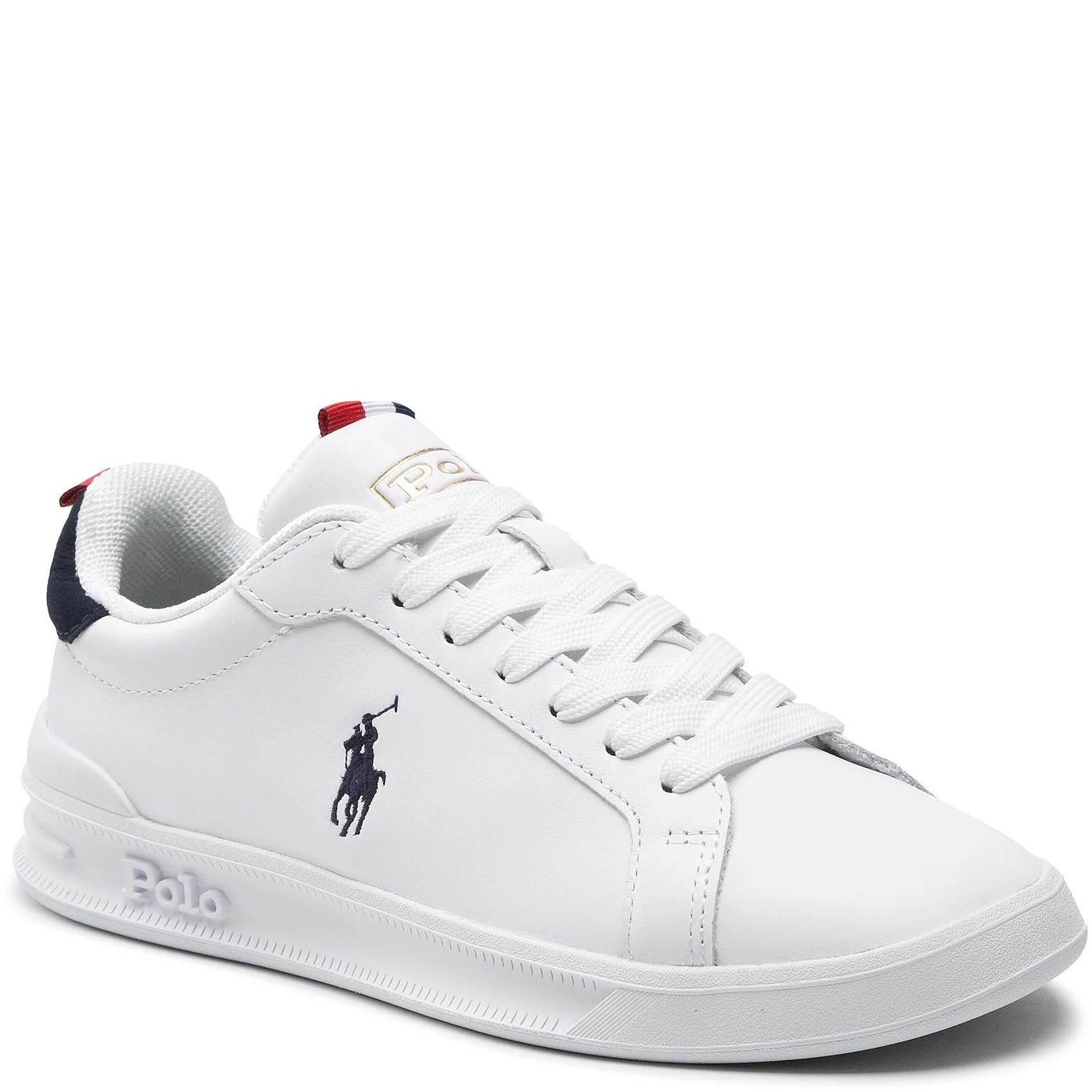 POLO RALPH LAUREN Sportiniai bateliai vyrams, Balta, Low top lace sneakers 1